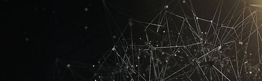 Bağlantılı Çizgiler LinkedIn Banner Duvar Kağıdı