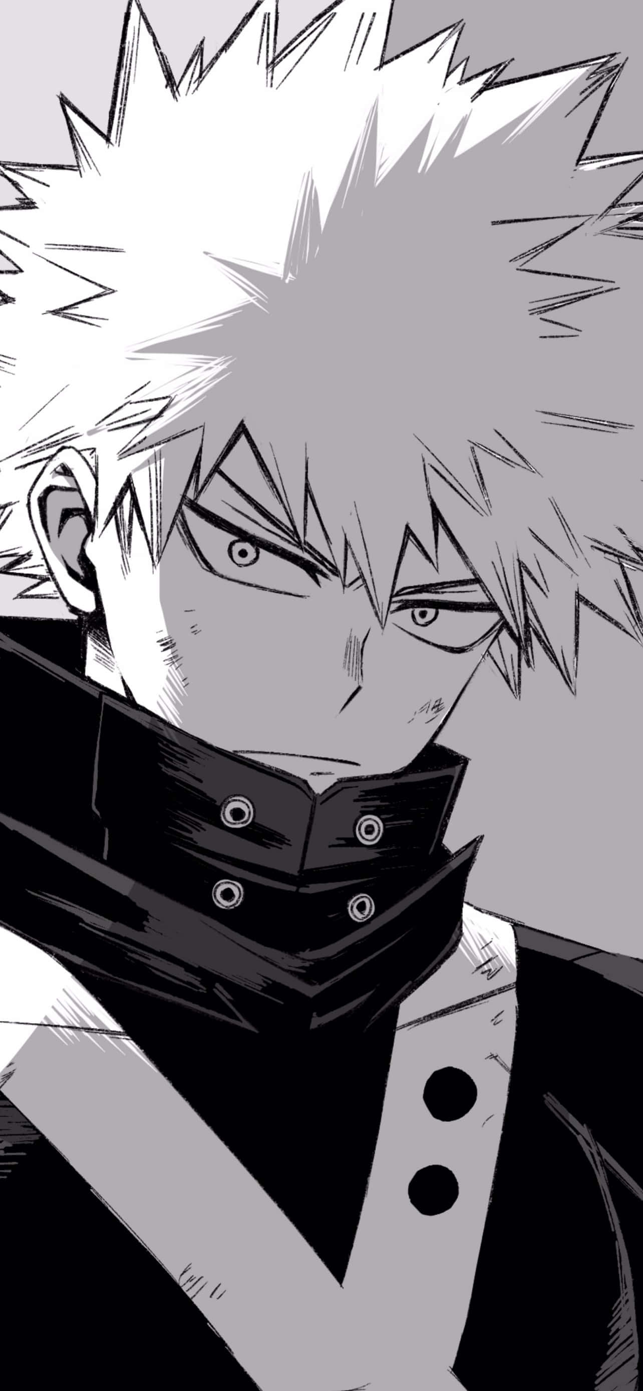 Bakugou - Savaşçı ve patlayıcı bir kahraman aksiyonda Duvar Kağıdı