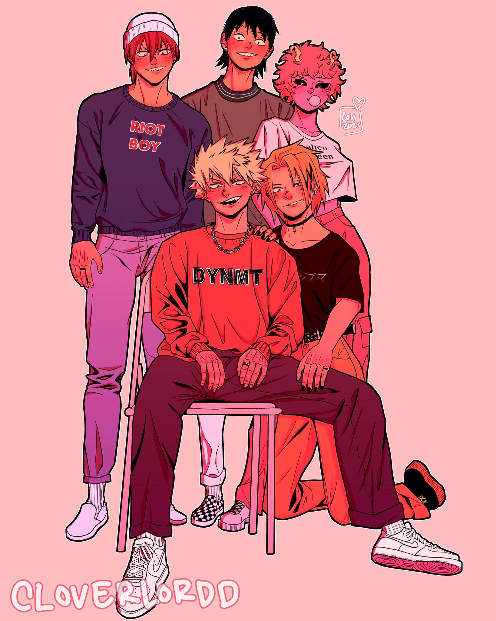Bakusquad Pembe Estetiği Duvar Kağıdı