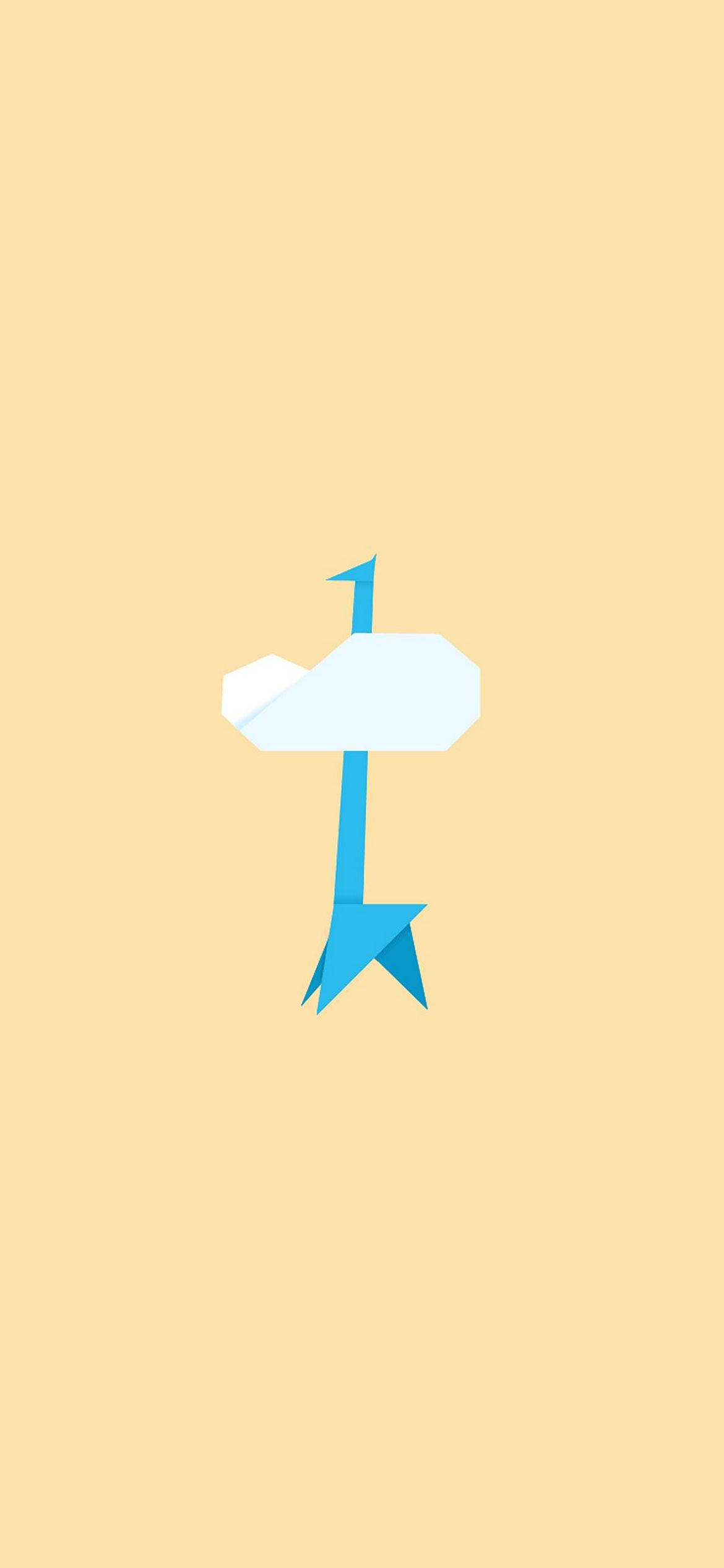 Basit ama güzel bir illüstrasyon - Sevimli Minimalist Duvar Kağıdı