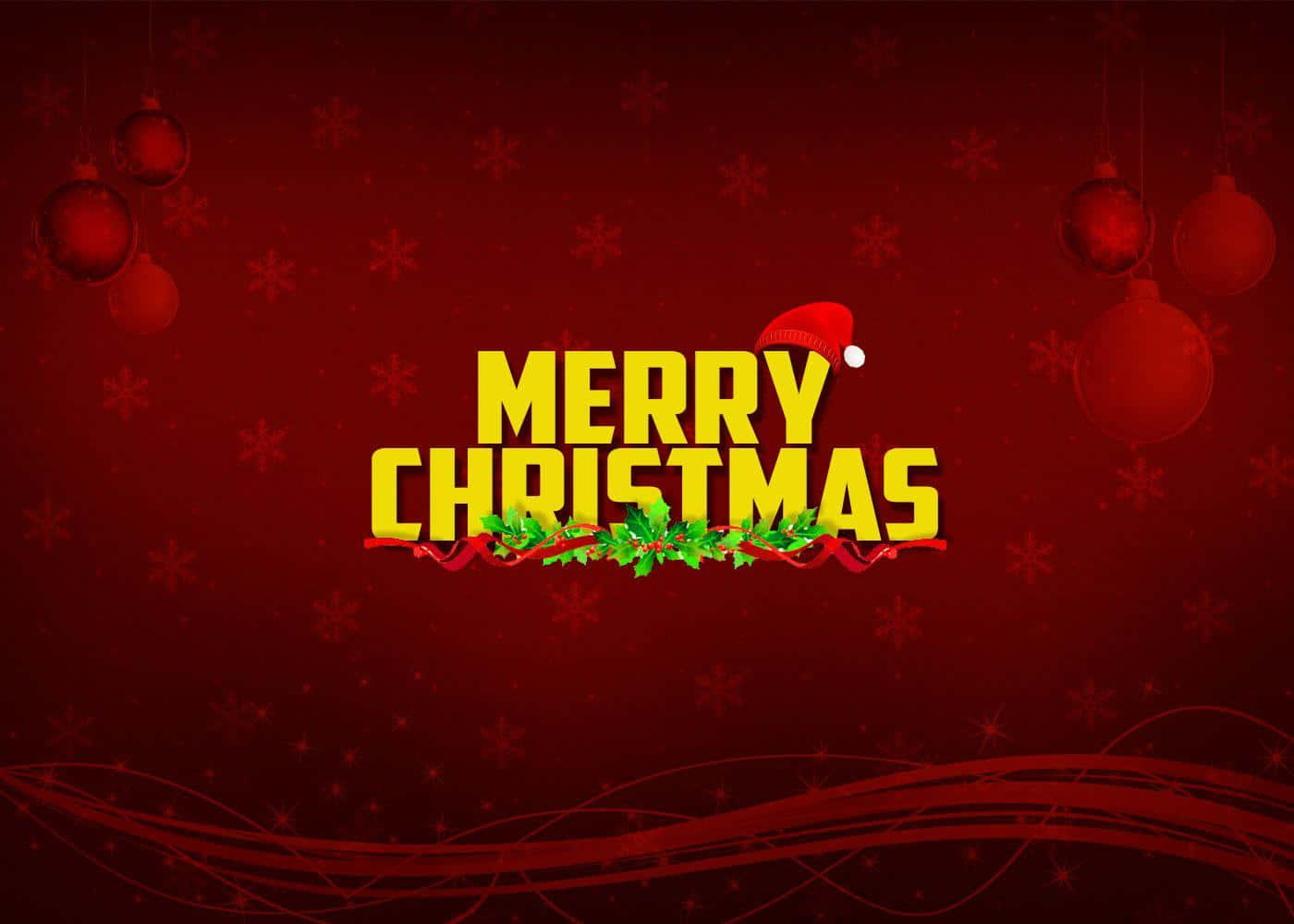 Basit Bir Noel Arka Planı Duvar Kağıdı