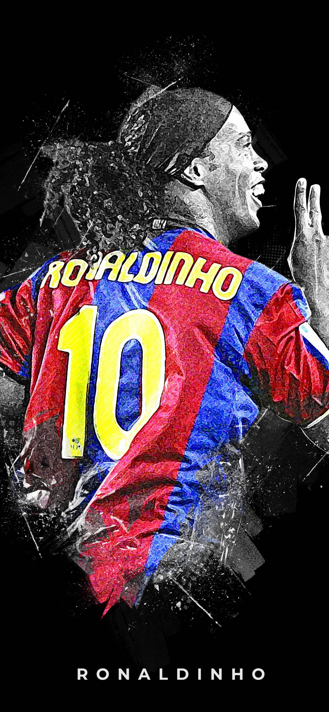 Basit Ronaldinho Sanatı Duvar Kağıdı