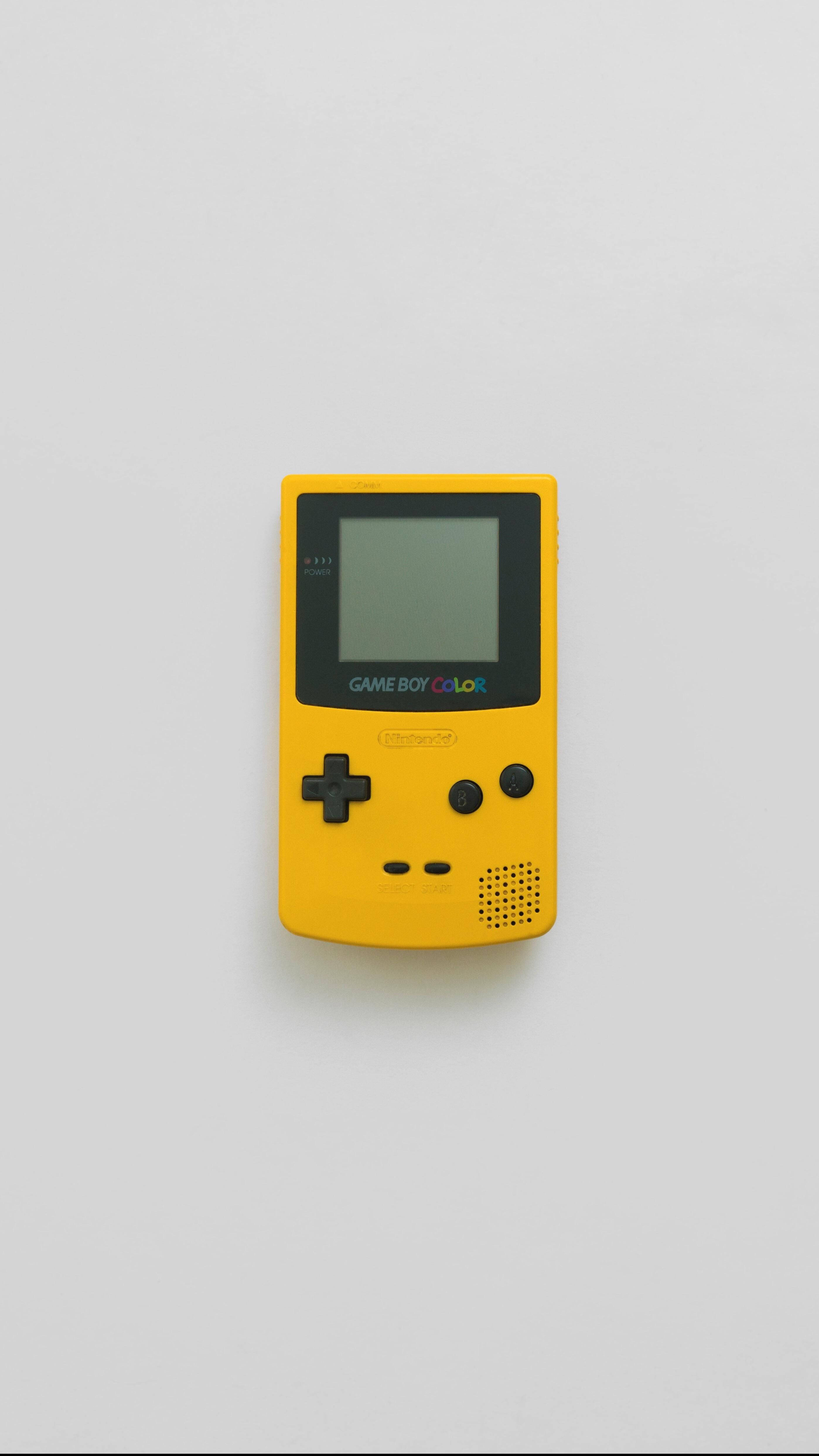 Basit Sarı Game Boy Color Duvar Kağıdı