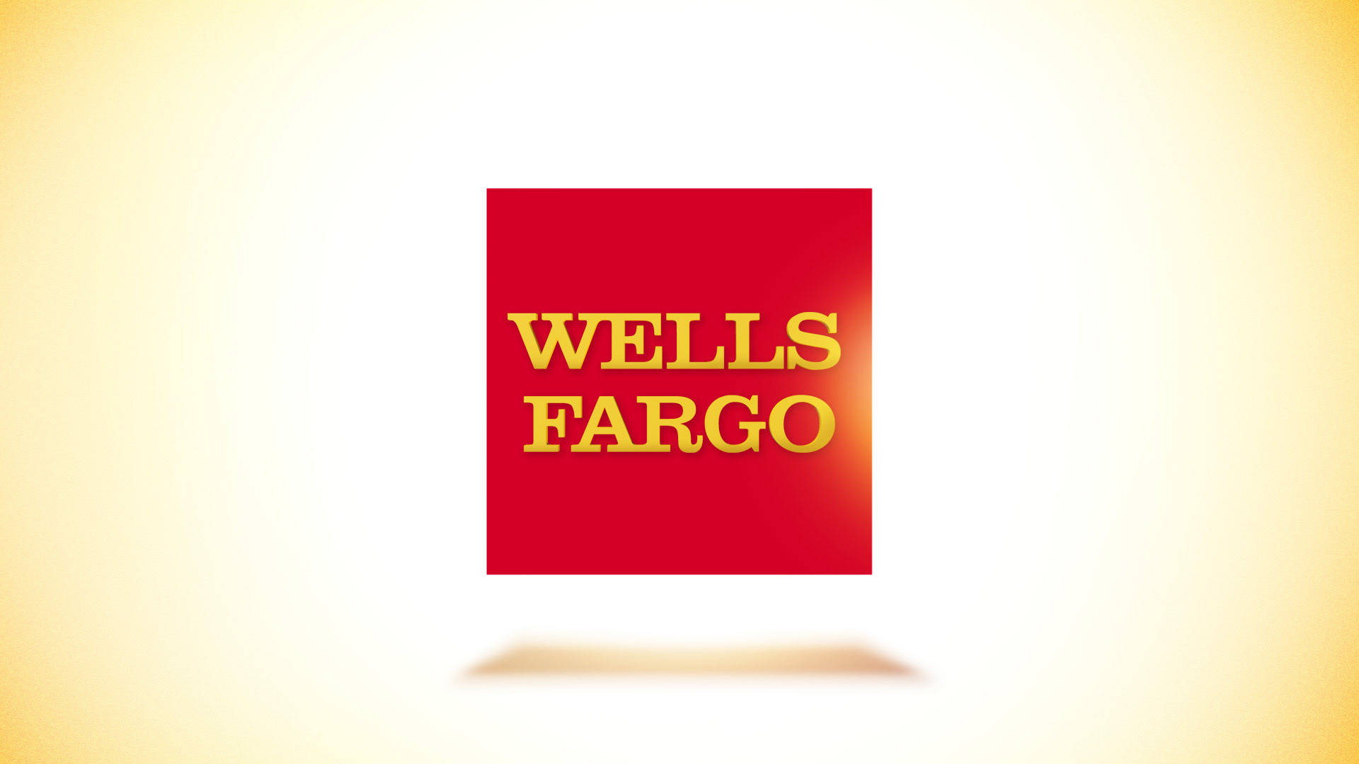 Basit Wells Fargo Sarı Gradyanı Duvar Kağıdı