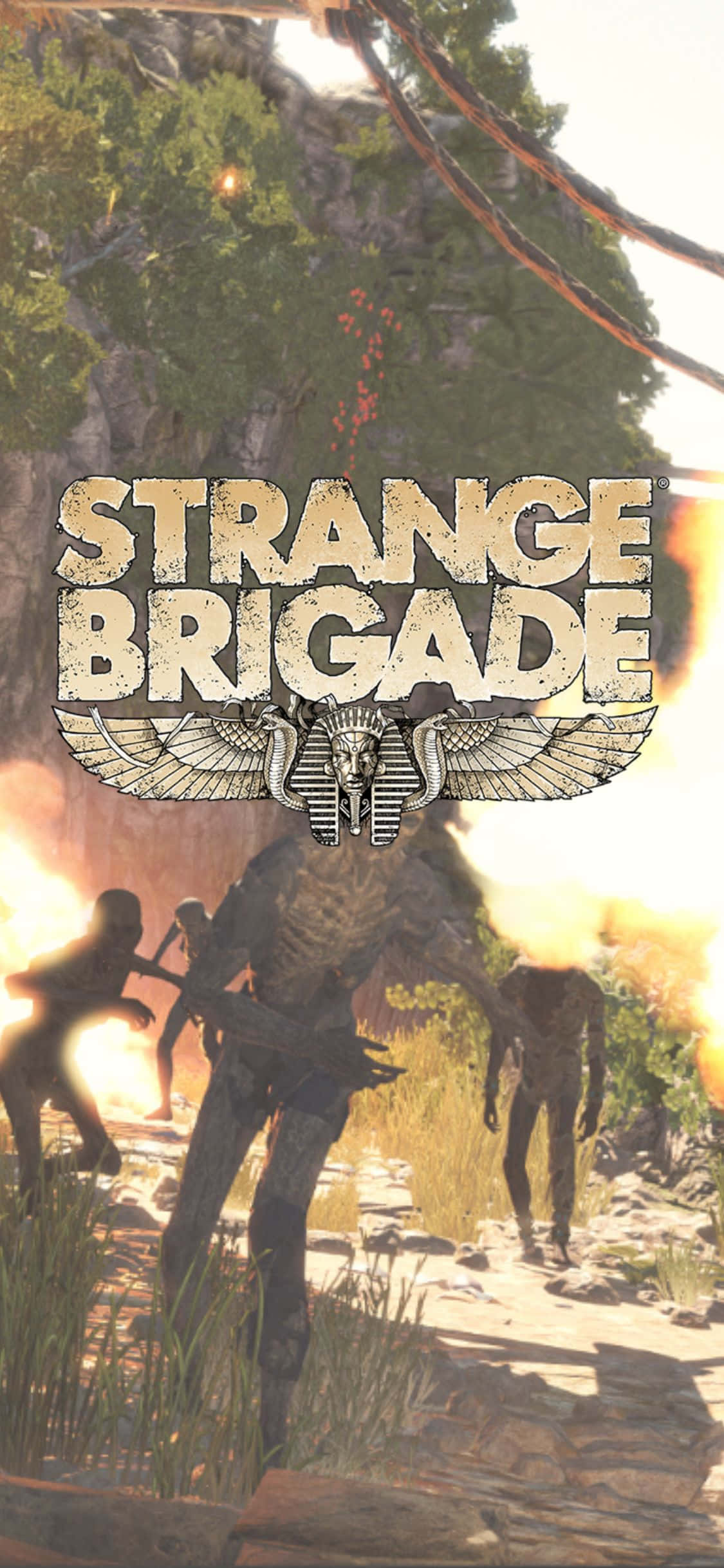 Başsız İskelet Zombiler iPhone X Strange Brigade Arkaplanı Duvar Kağıdı