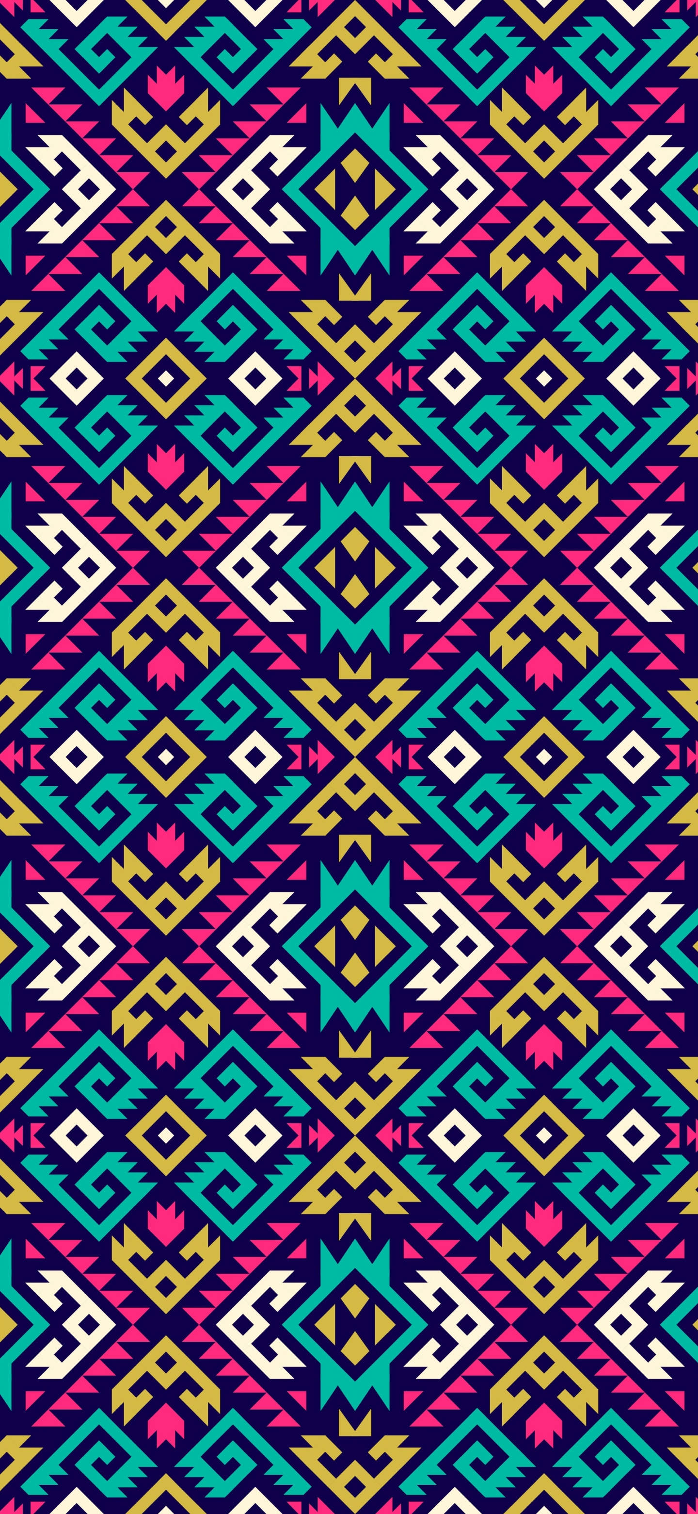 Batik Desen Sanatı Xiaomi Redmi Note 9 İçin Duvar Kağıdı