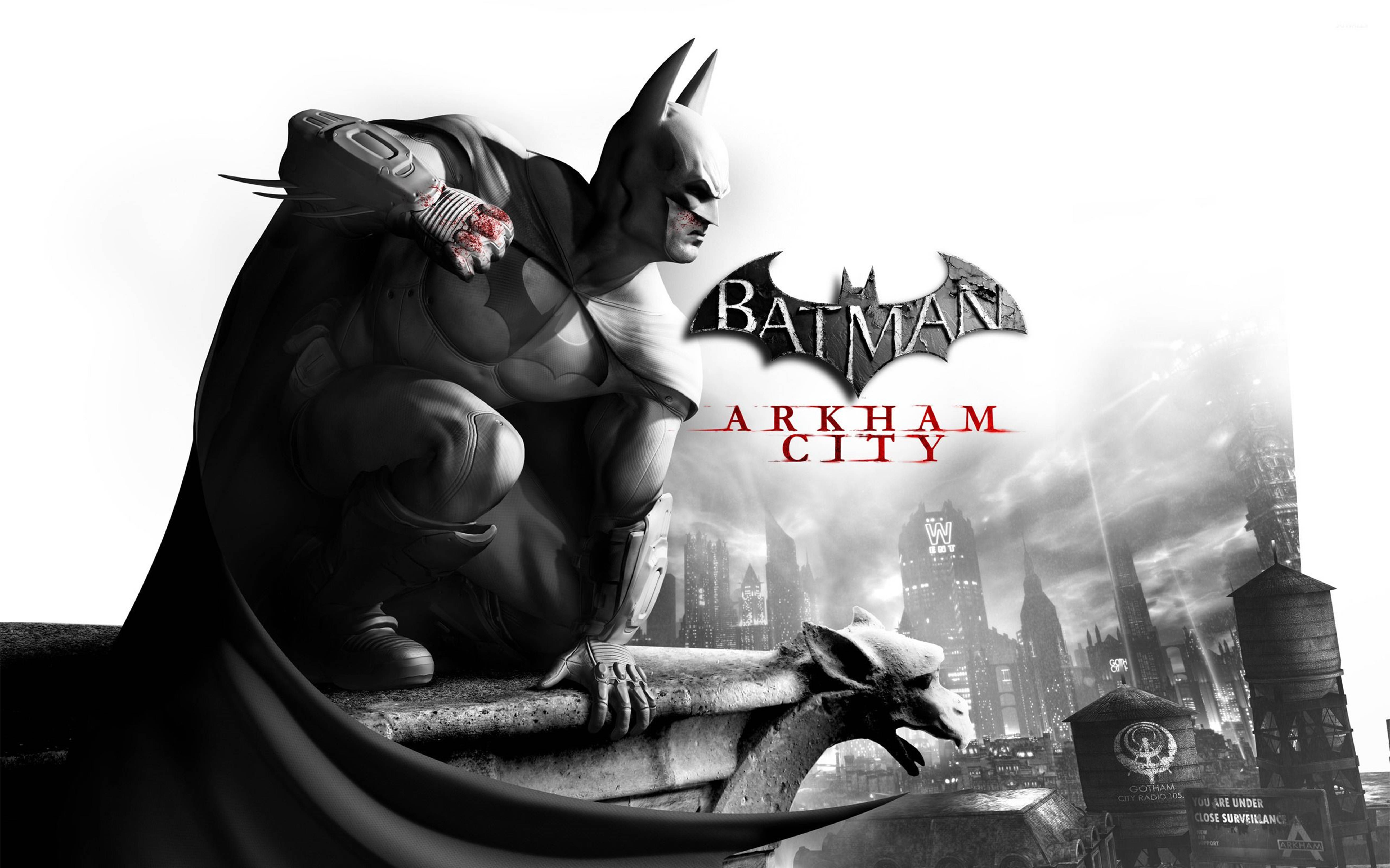 Batman Arkham City Posteri 4K Duvar Kağıdı