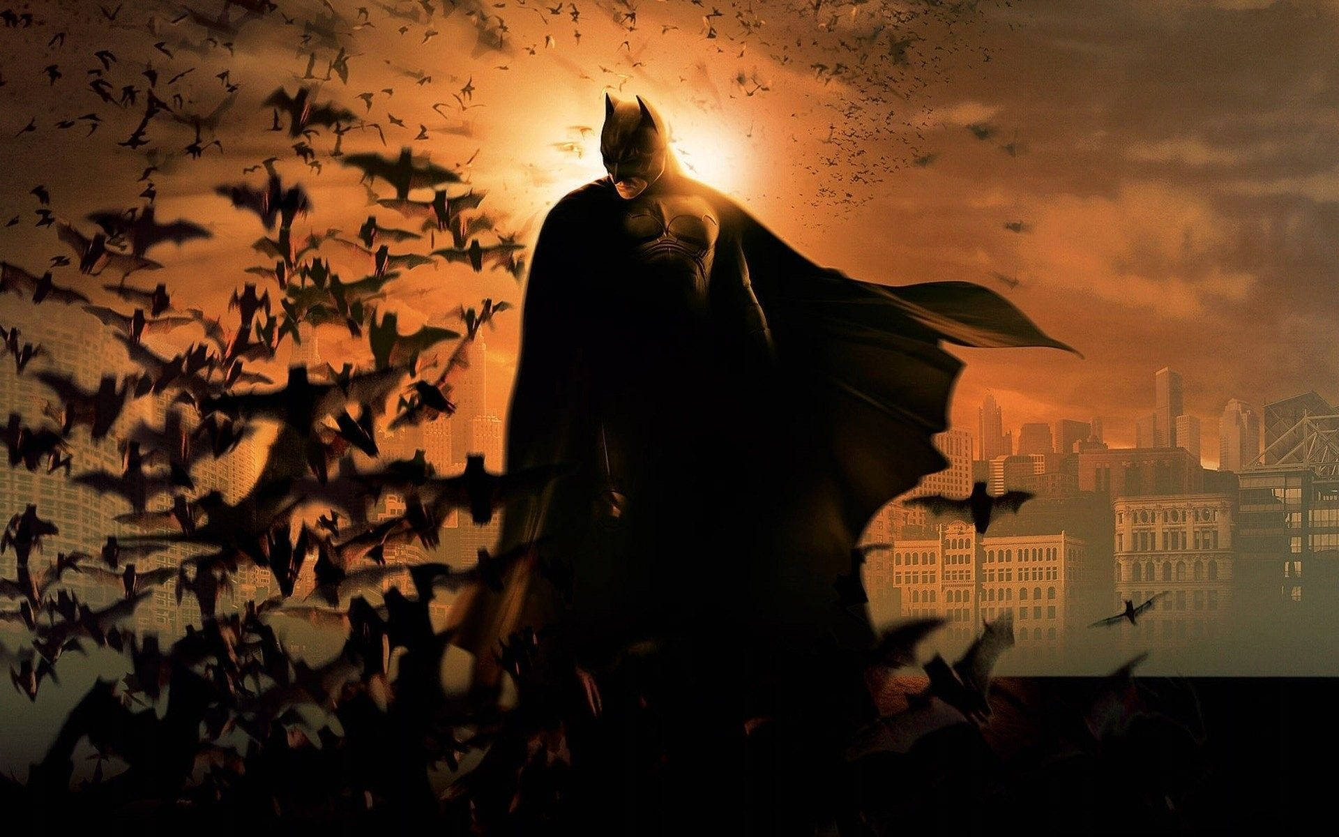 Batman Gün Batımı Filminde Duvar Kağıdı