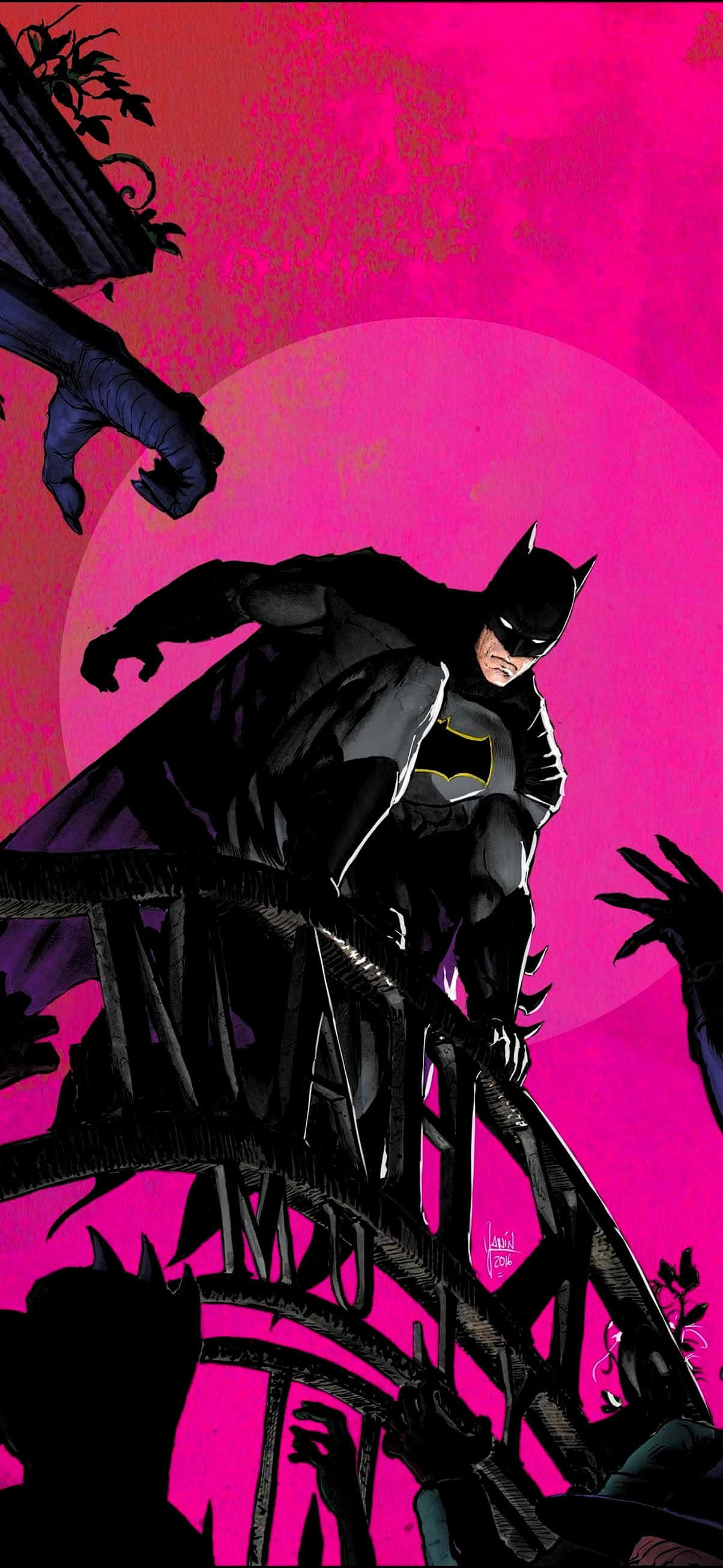 Batman iPhone ile inek kimliğini göster Duvar Kağıdı
