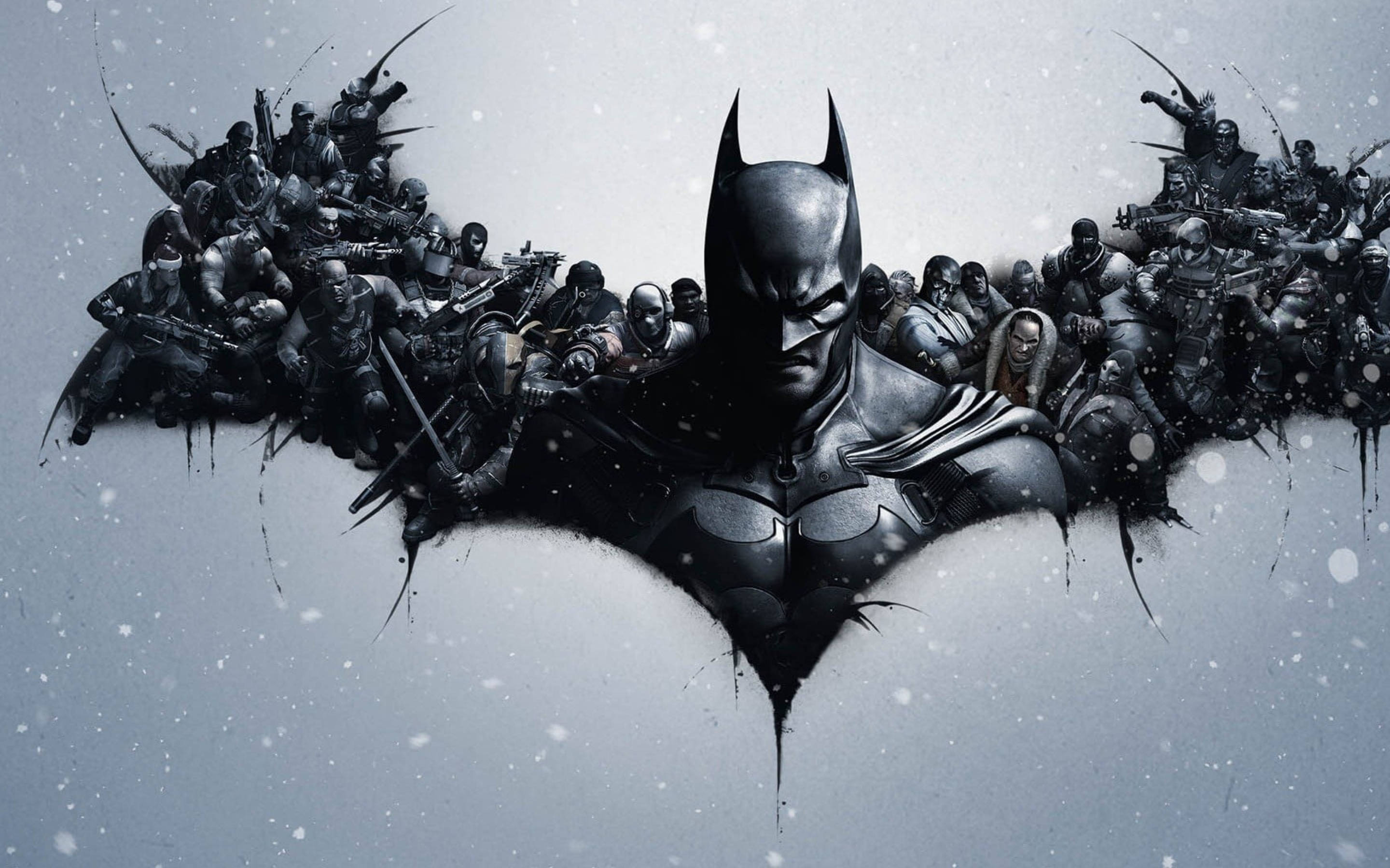 Batman Logosu Kaos Sanatı Duvar Kağıdı