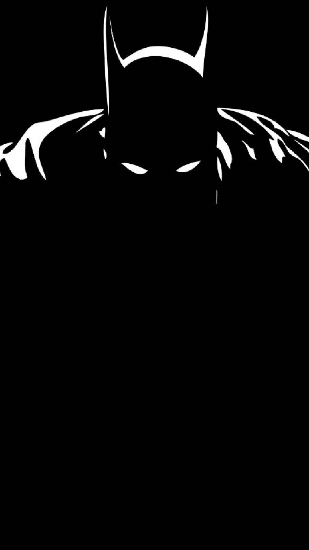 Batman minimalist sanat duvar kağıdı