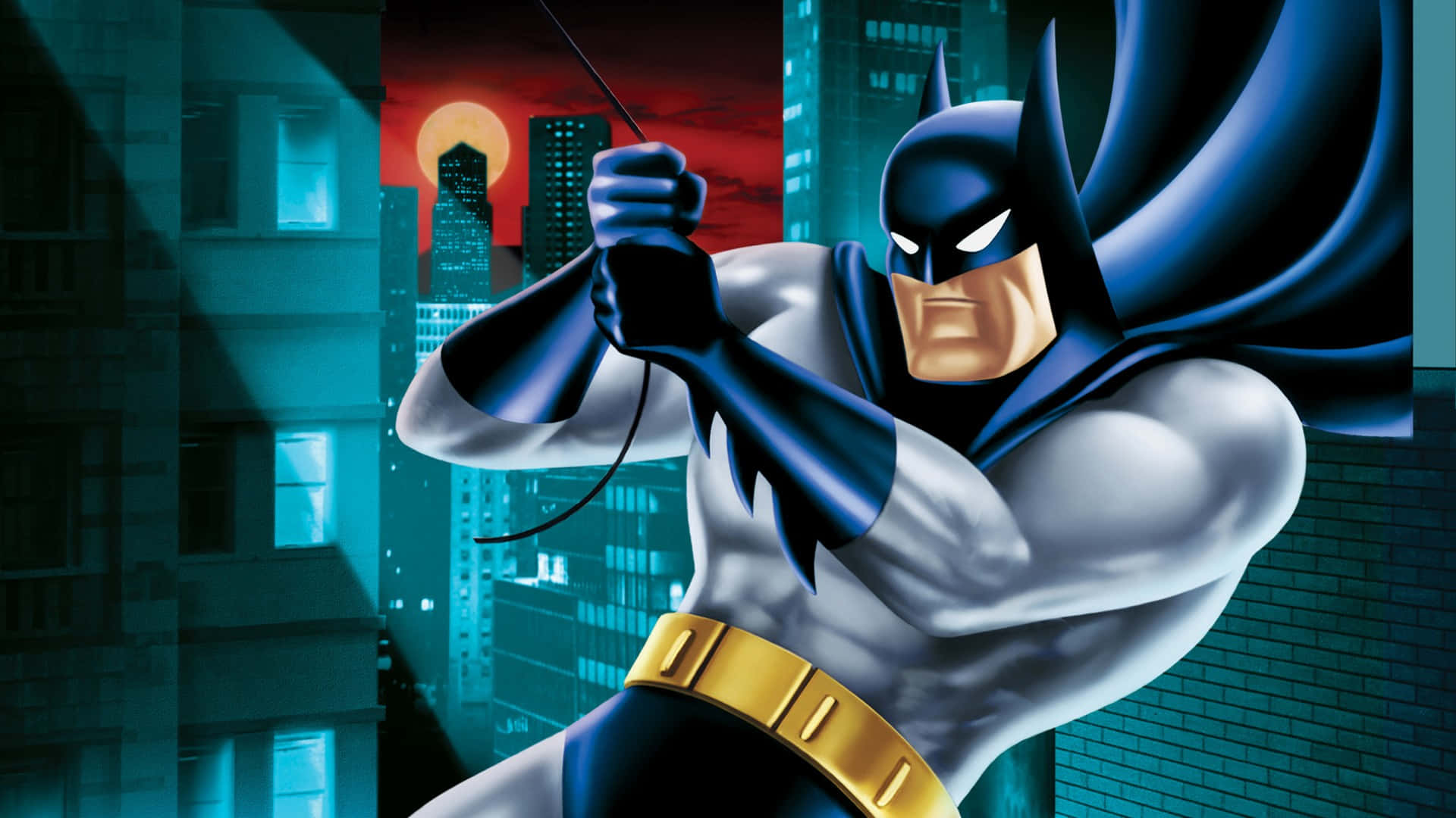 Batman The Animated Series İpte Asılı Duvar Kağıdı