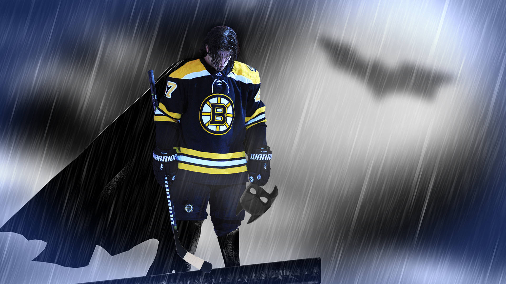 Batman, Torey Krug'un Boston Bruins Formasını Giyiyor Duvar Kağıdı