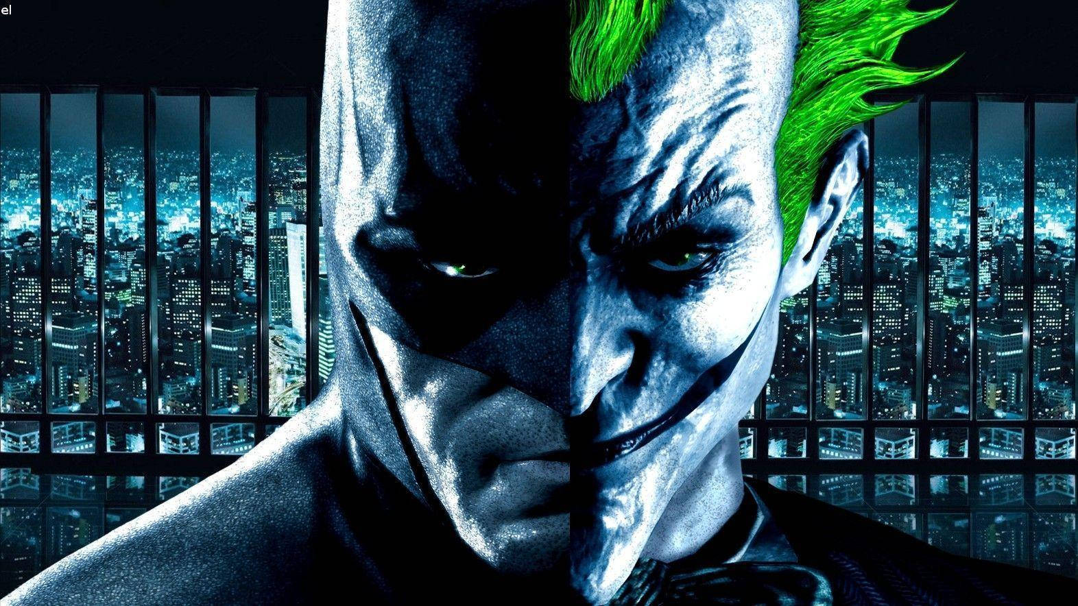 Batman ve Joker Yüzü Duvar Kağıdı