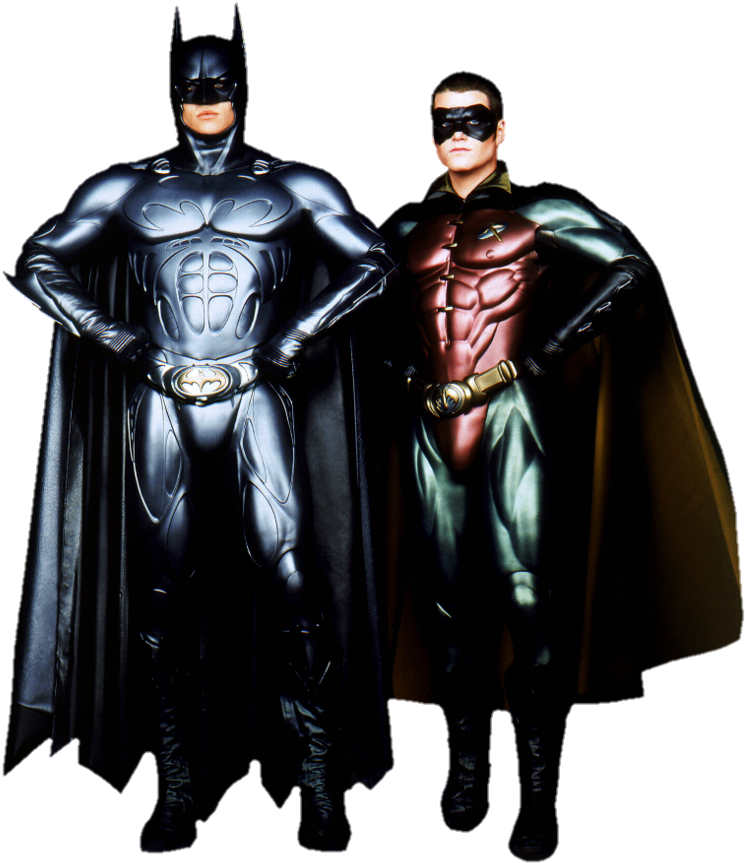 Batman ve Robin Kostümleri Duvar Kağıdı
