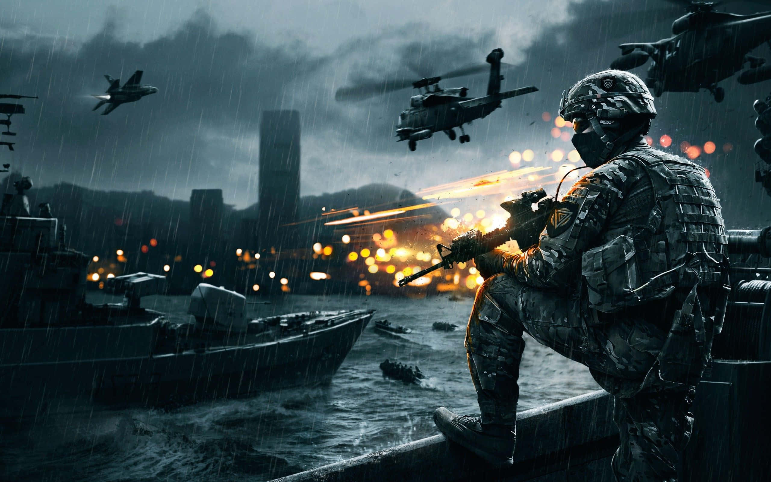 Battlefield 4 Sahil Askeri Masaüstü Duvar Kağıdı