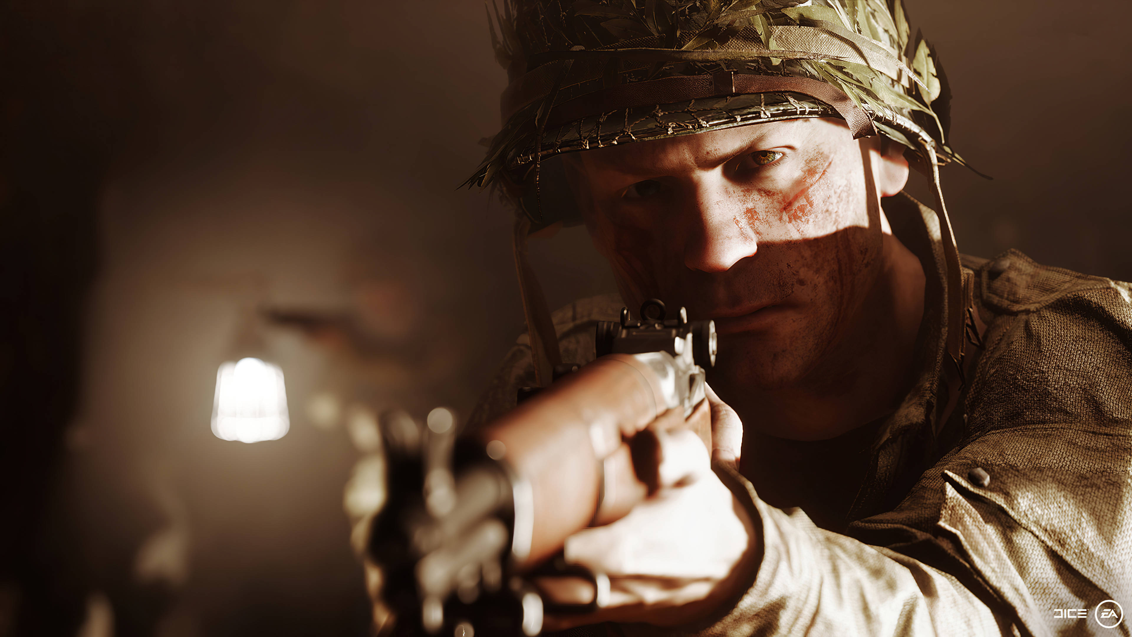 Battlefield 5 4K Yakın Çekim Silah Doğrultma Duvar Kağıdı