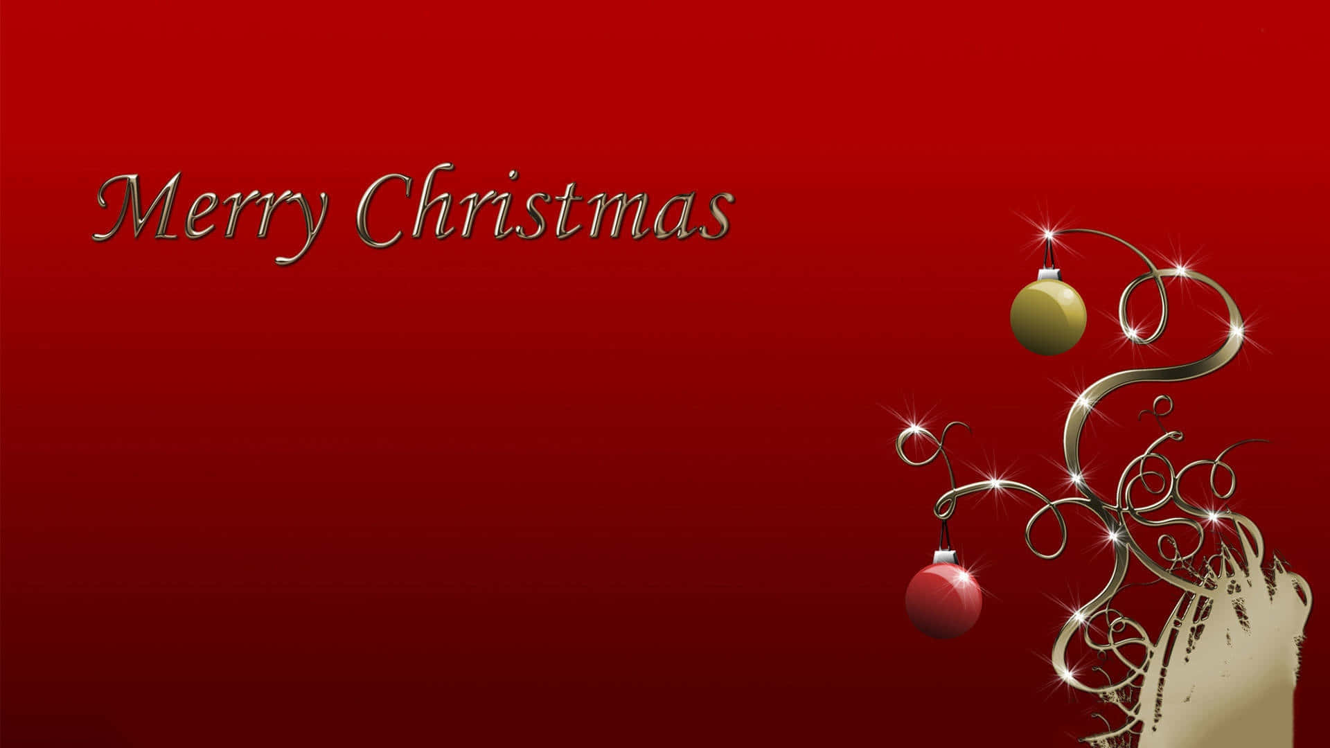 Bayramı kırmızı bir Noel arka planıyla şenlikli bir tarzda kutlayın Duvar Kağıdı