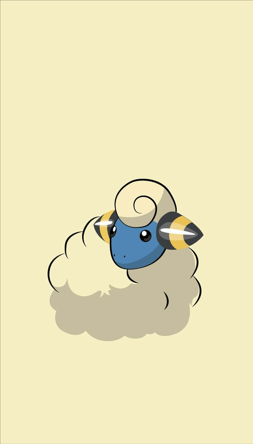 Bej Estetik Mareep Duvar Kağıdı