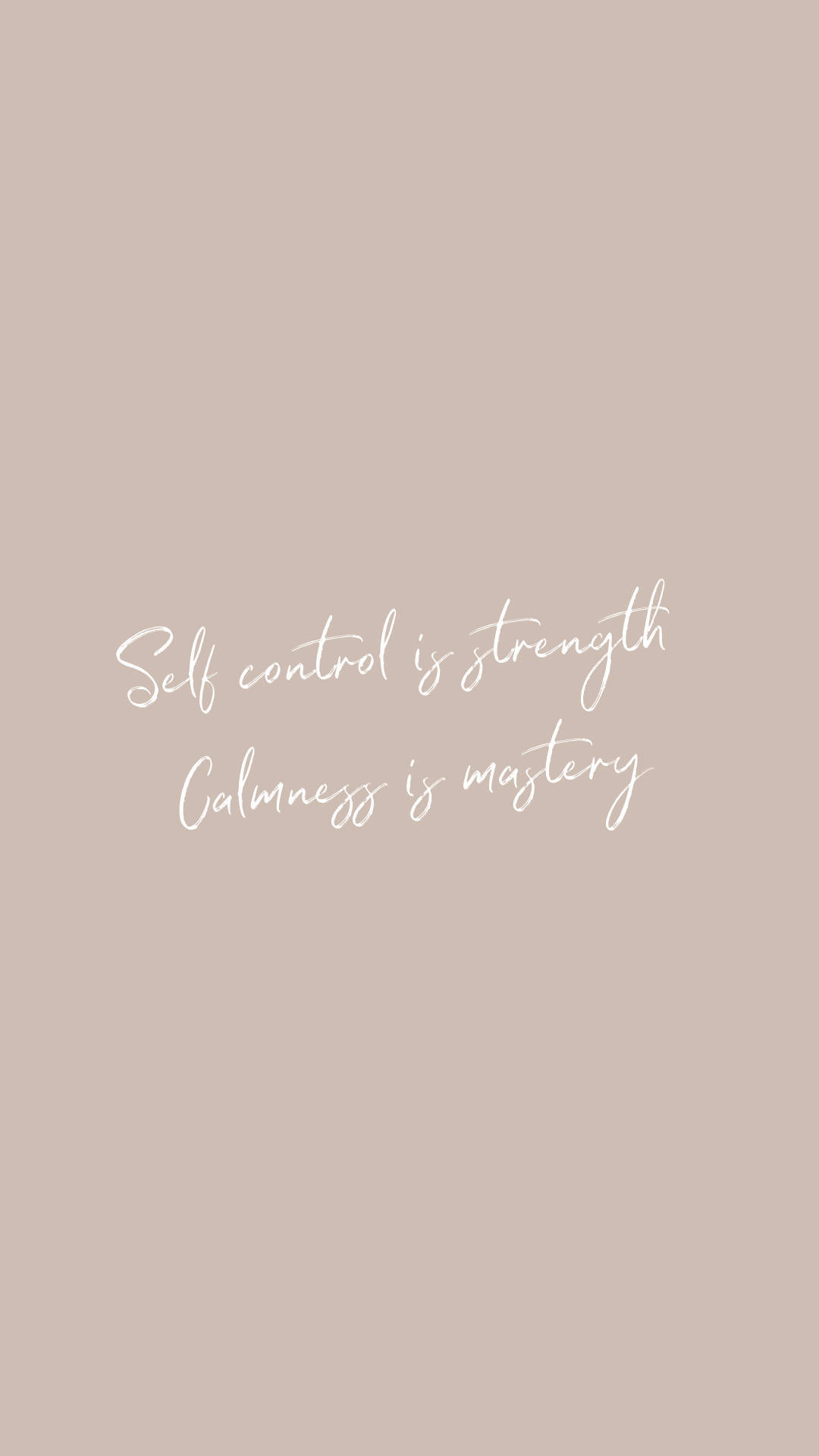 Bej Minimalist Motivasyon Sözü