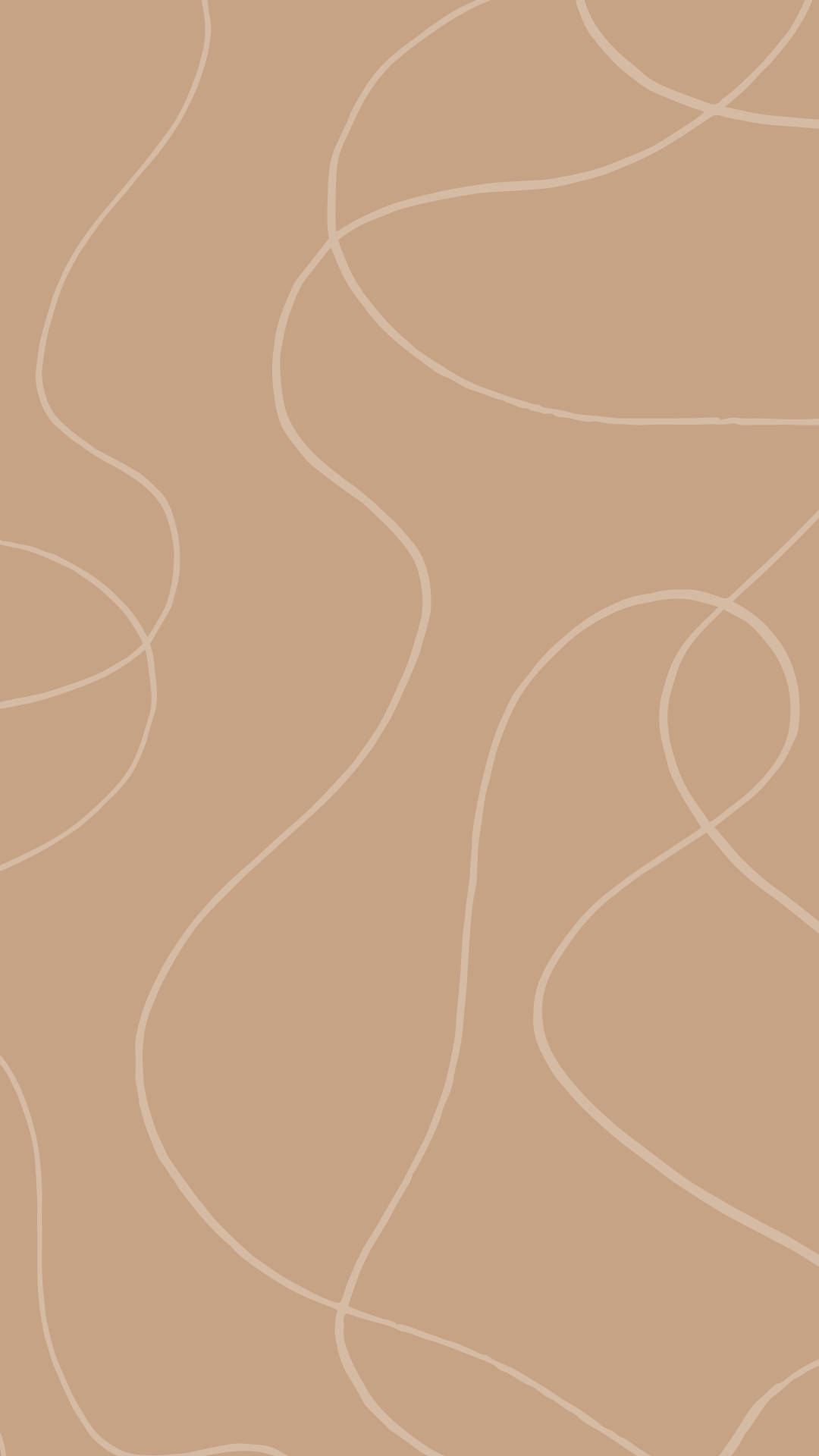 Bej Minimalist Üzerinde Desen Duvar Kağıdı
