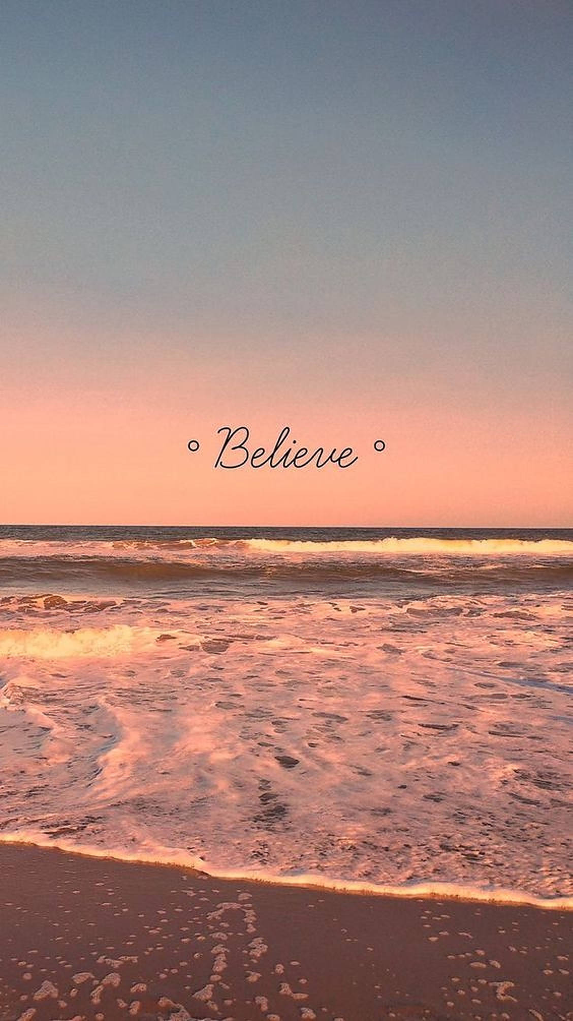 Believe iPhone Estetiği Duvar Kağıdı