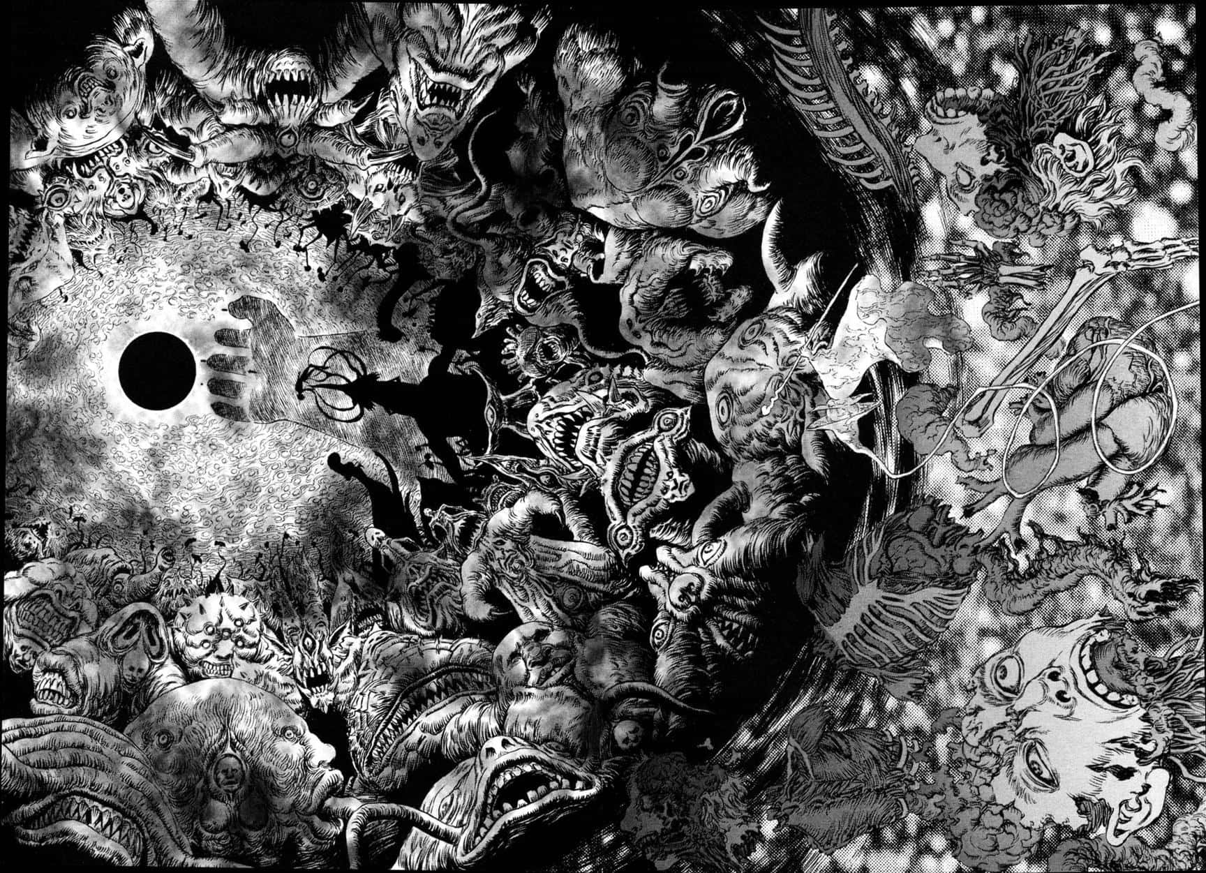 Berserk Manga Canavar Yığını Duvar Kağıdı