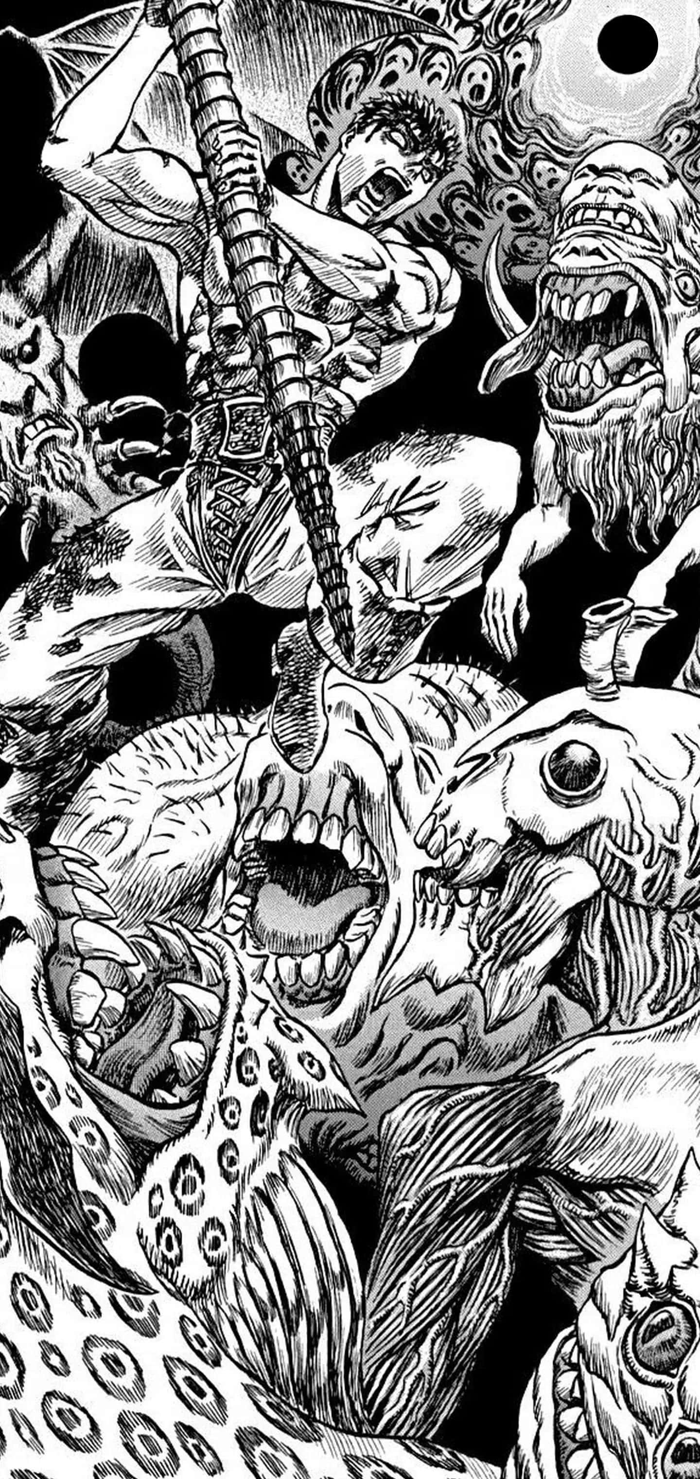 "Berserk Mangası'nın Kara Kılıç Ustası Guts" Duvar Kağıdı