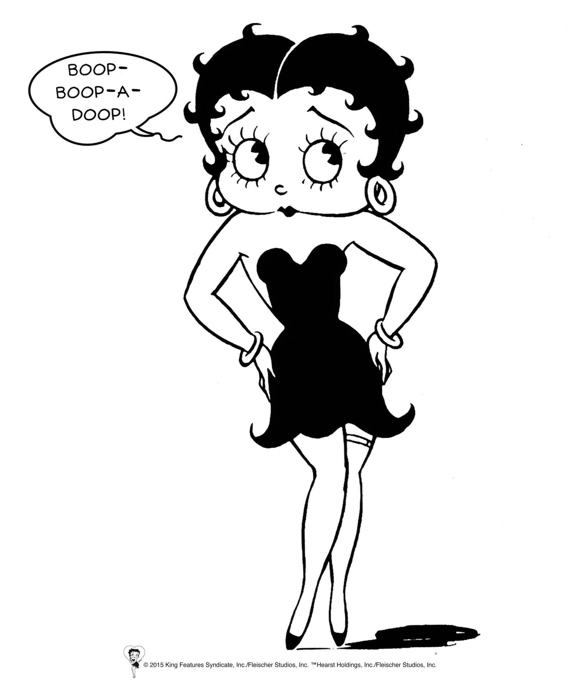 Betty Boop Çizgi Roman Sanatı Duvar Kağıdı