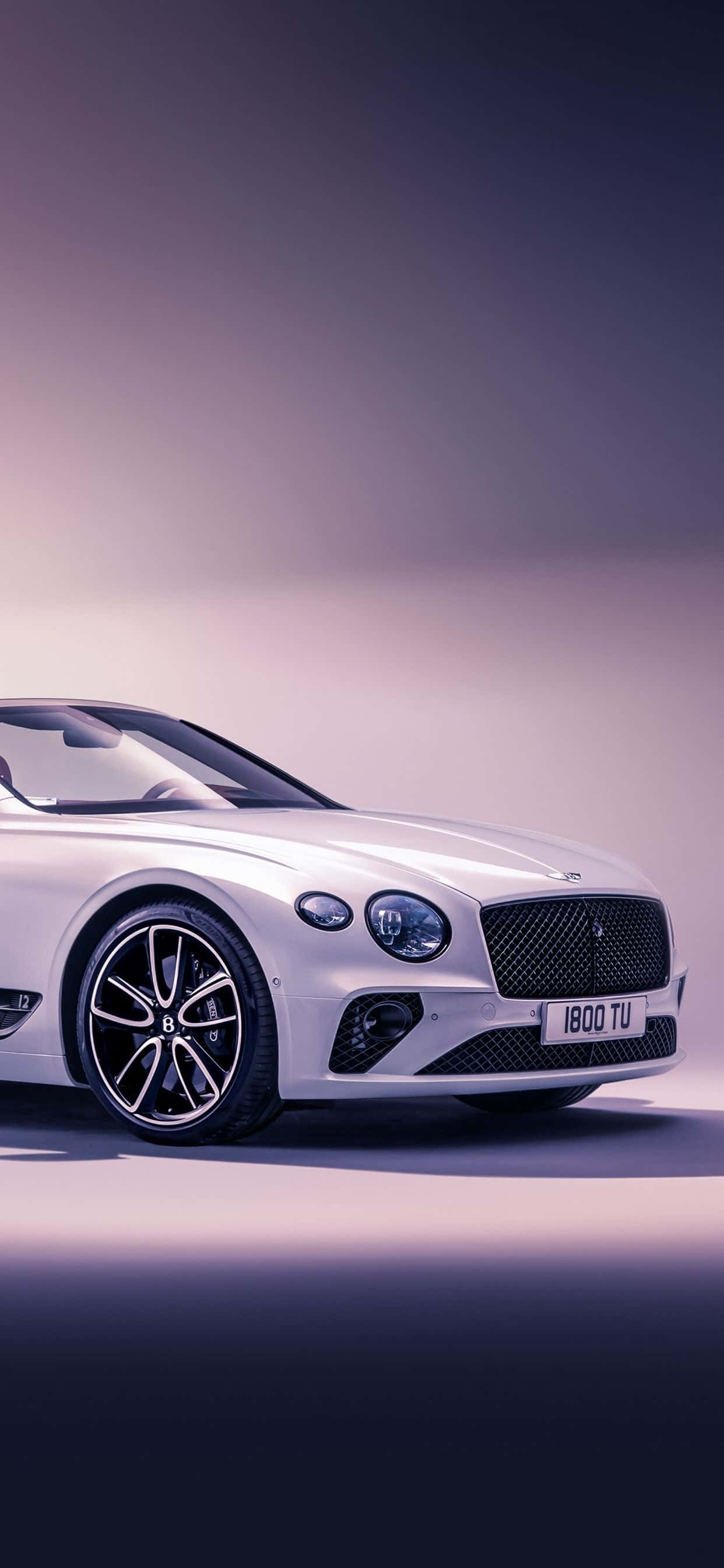 Beyaz Bentley iPhone Yan Görünüm Duvar Kağıdı
