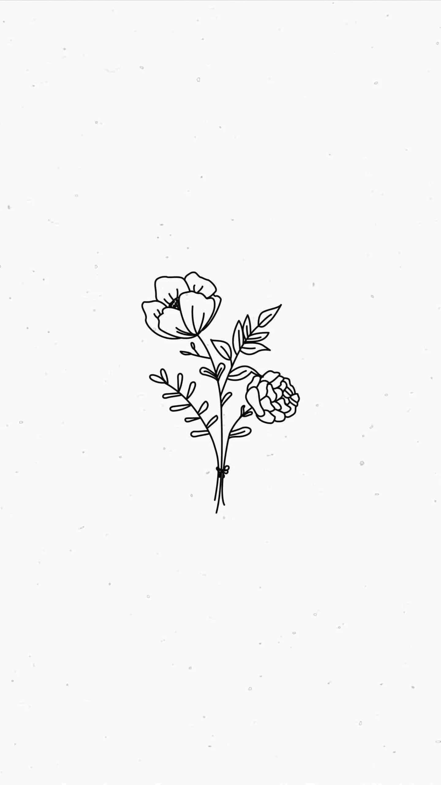 Beyaz Bir Arka Planın Minimalist Estetiğini Deneyimleyin Duvar Kağıdı