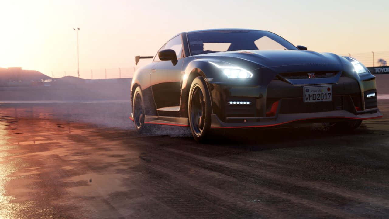 Beyaz Farlar 720p Project Cars Arka Plan Duvar Kağıdı