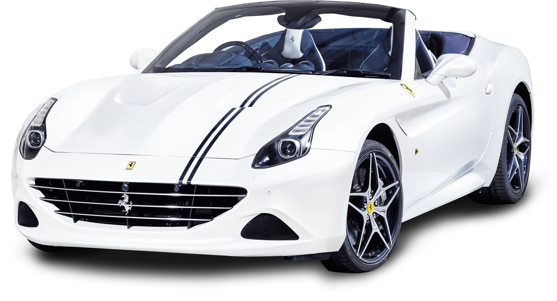 Beyaz Ferrari Cabrio Spor Otomobil Duvar Kağıdı
