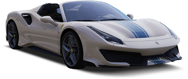 Beyaz Ferrari Üstü Açık Spor Araba Duvar Kağıdı