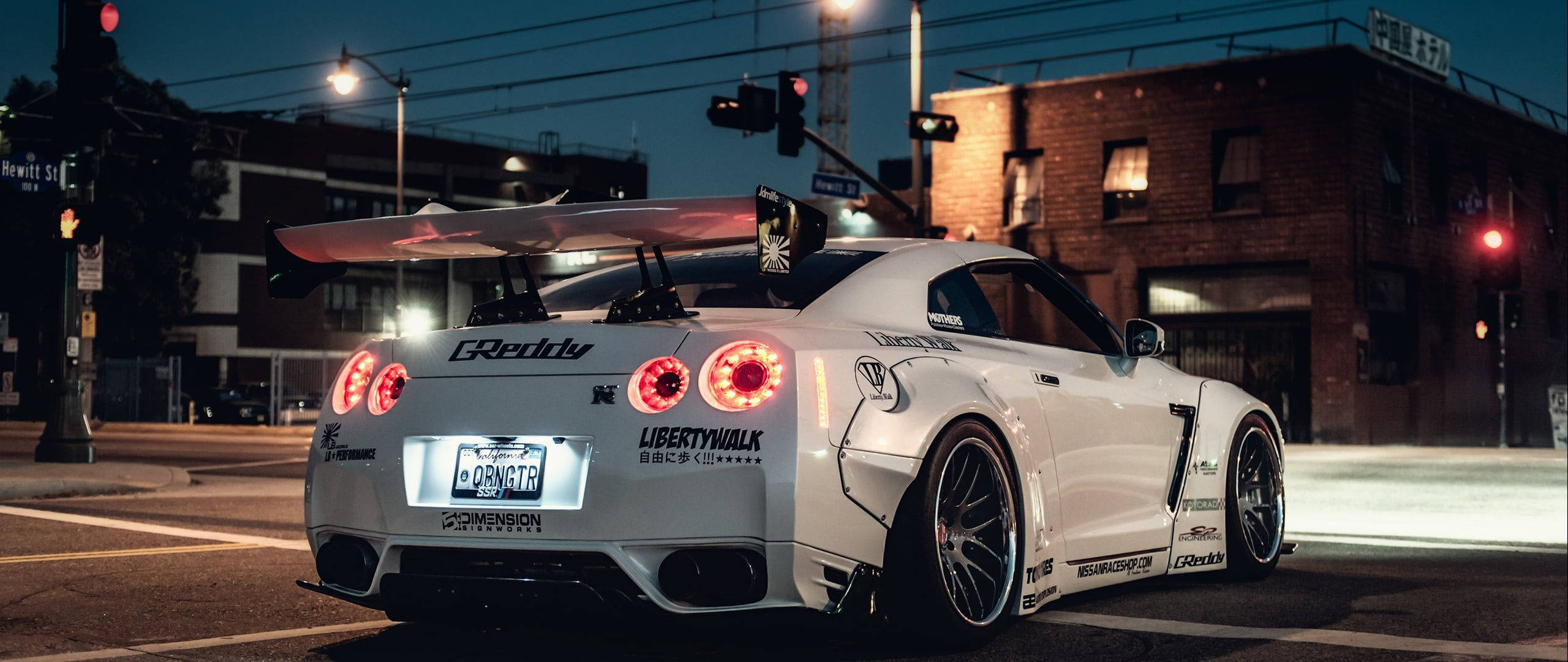 Beyaz Nissan Skyline GTR R34 Arka Duvar Kağıdı