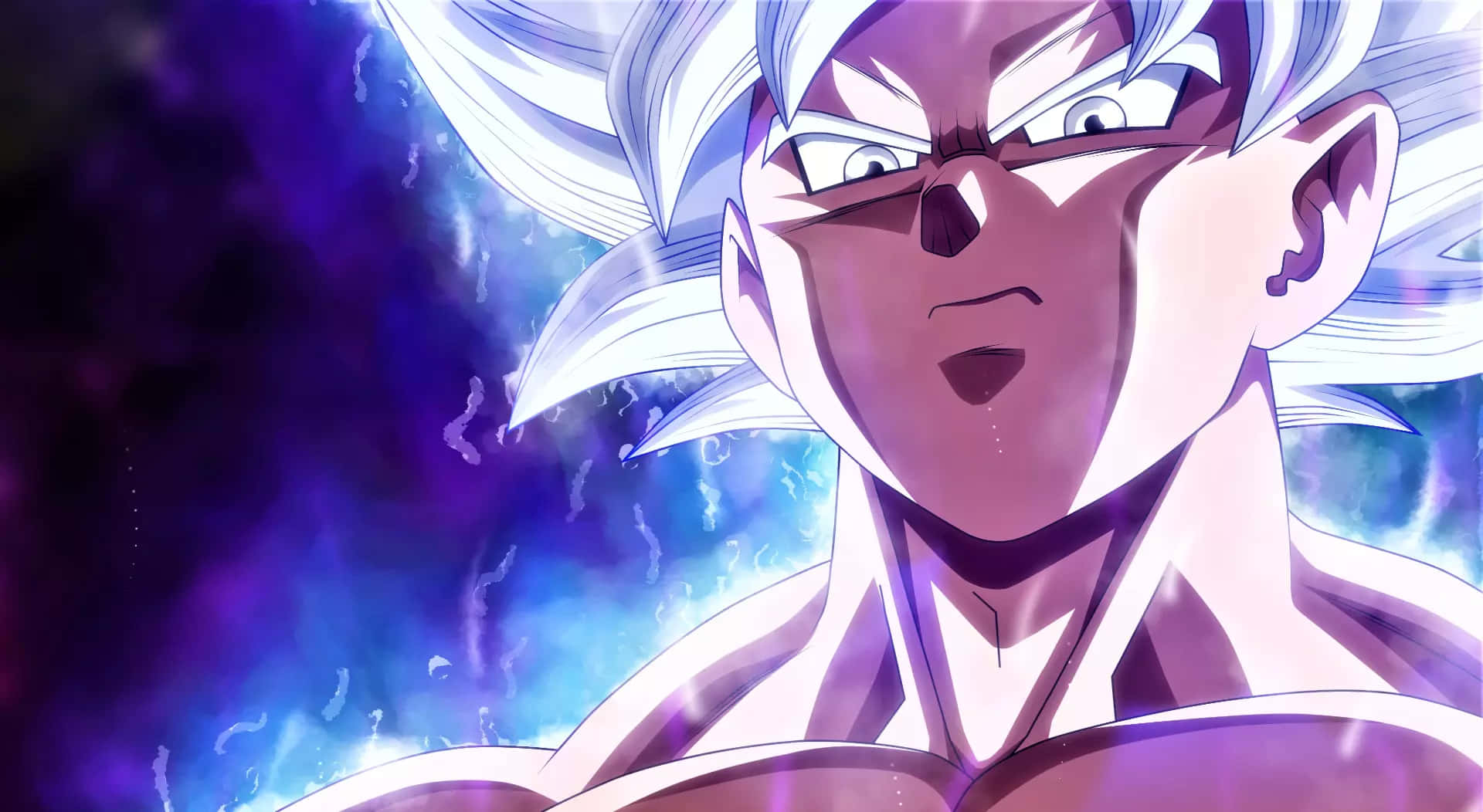 Beyaz Saçlı Goku Dragon Ball Super Resmi Duvar Kağıdı