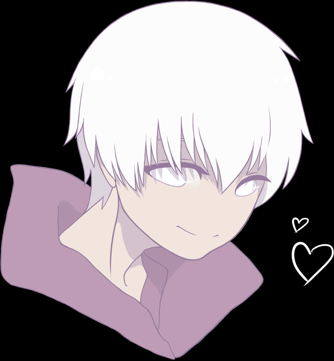 Beyaz Saçlı Kaneki Ken Portresi Duvar Kağıdı