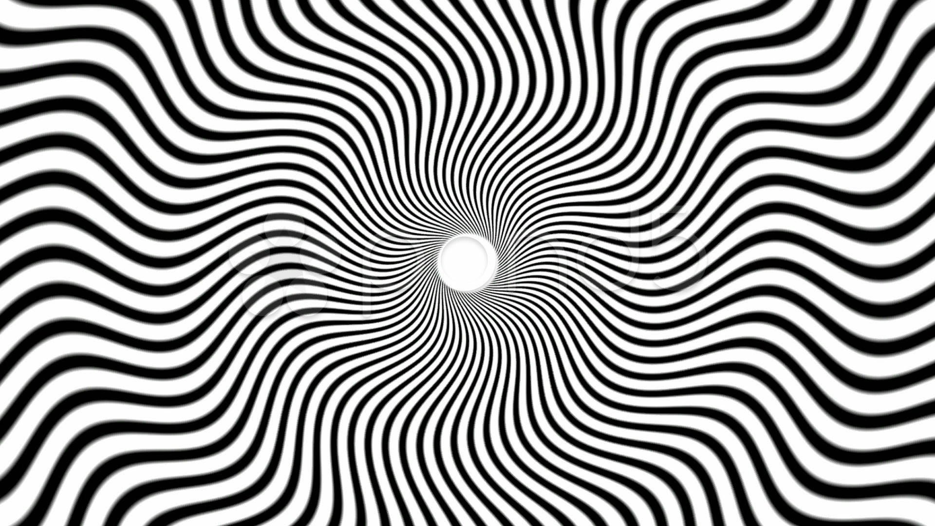 Beyaz ve Siyah Trippy Duvar Kağıdı
