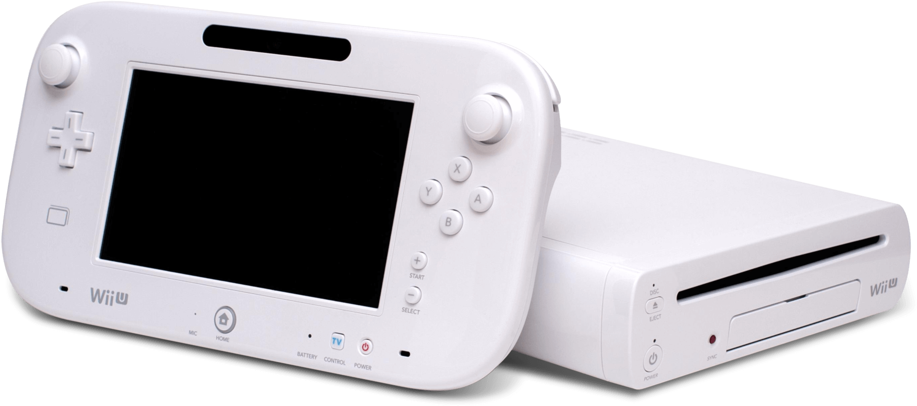 Beyaz Wii U Konsolu ve Gamepad Duvar Kağıdı