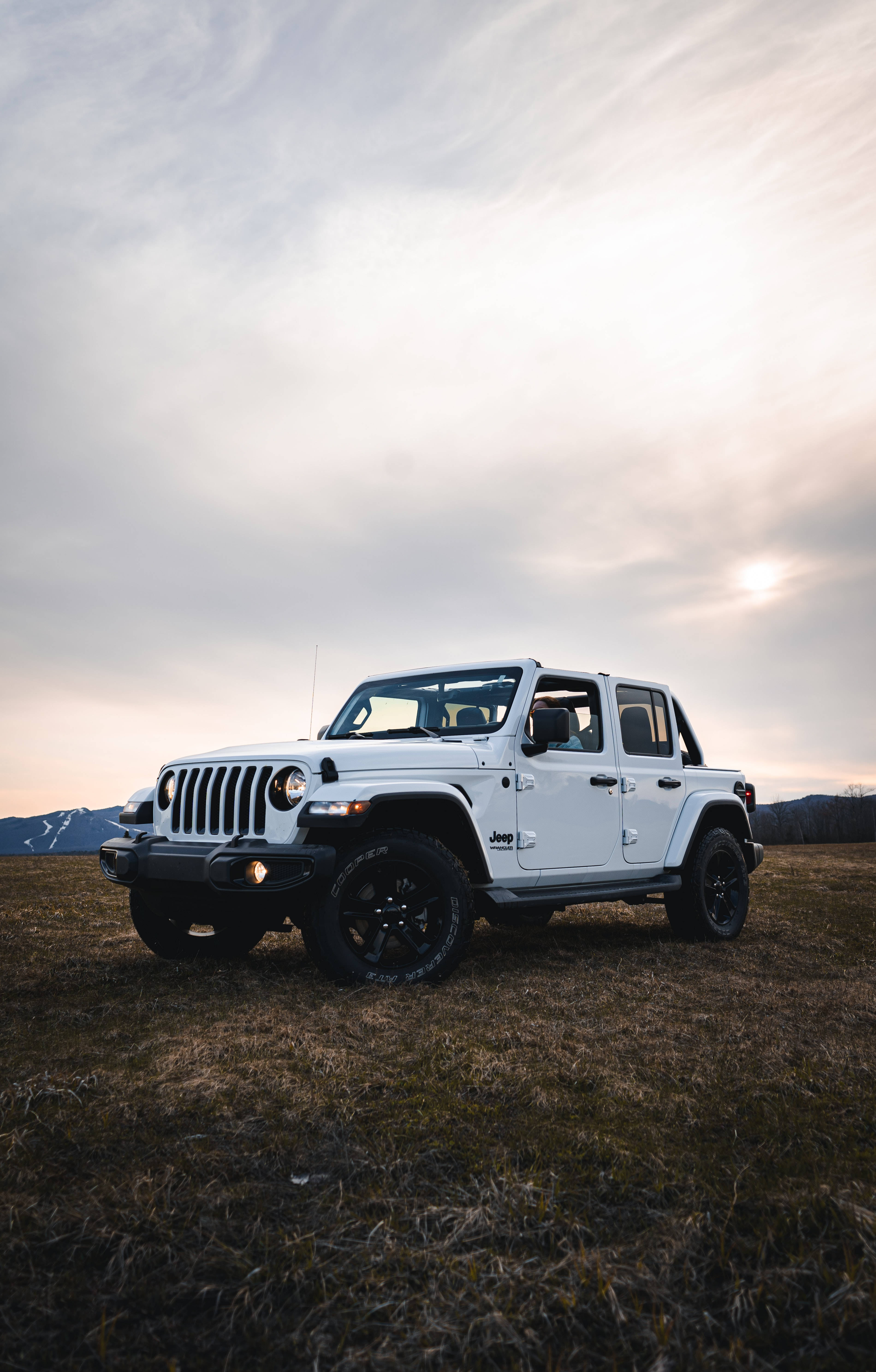 Süper Beyaz Wrangler Jeep Duvar Kağıdı
