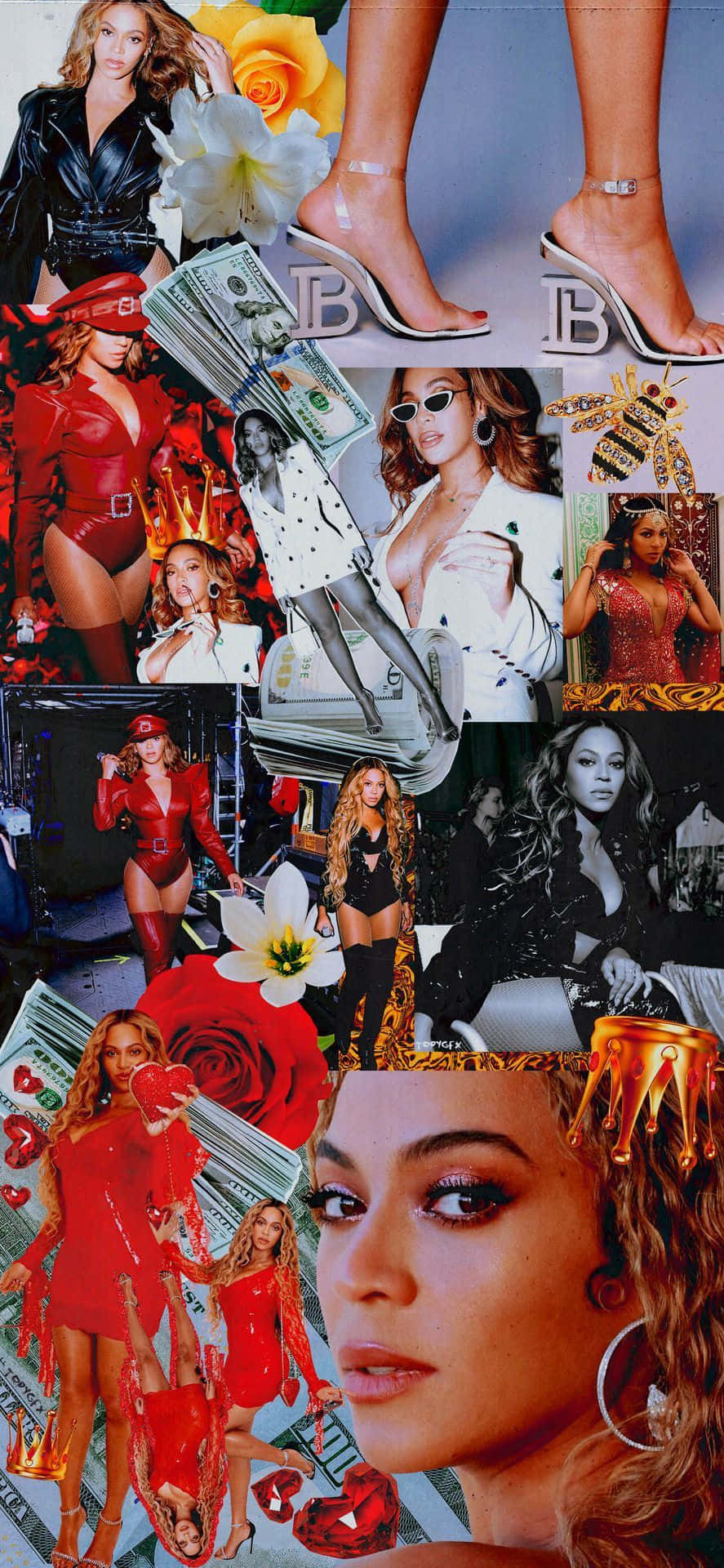Beyonce dans ediyor ve hayatı dolu dolu yaşıyor. Duvar Kağıdı