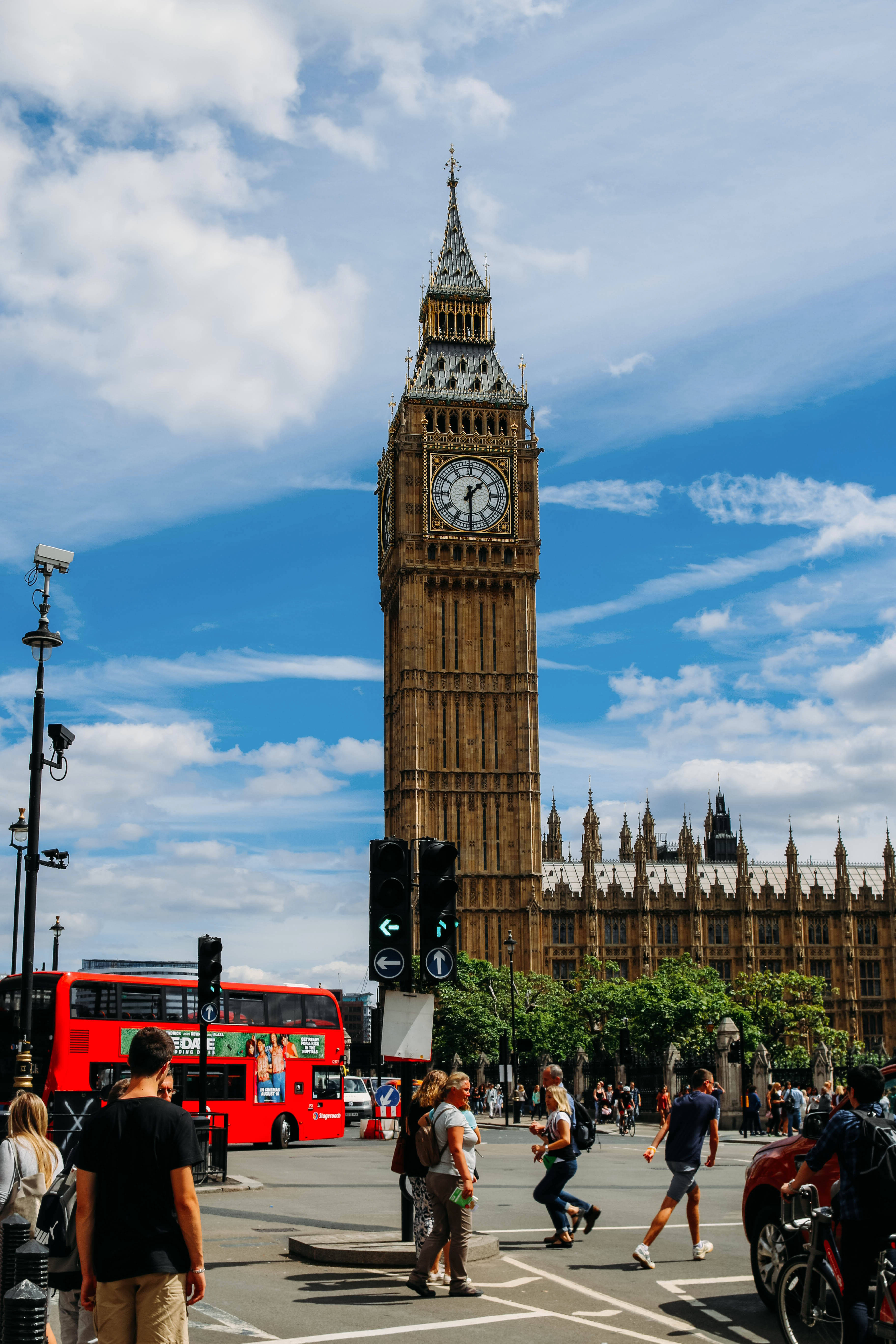 Big Ben ve Yayalar Duvar Kağıdı