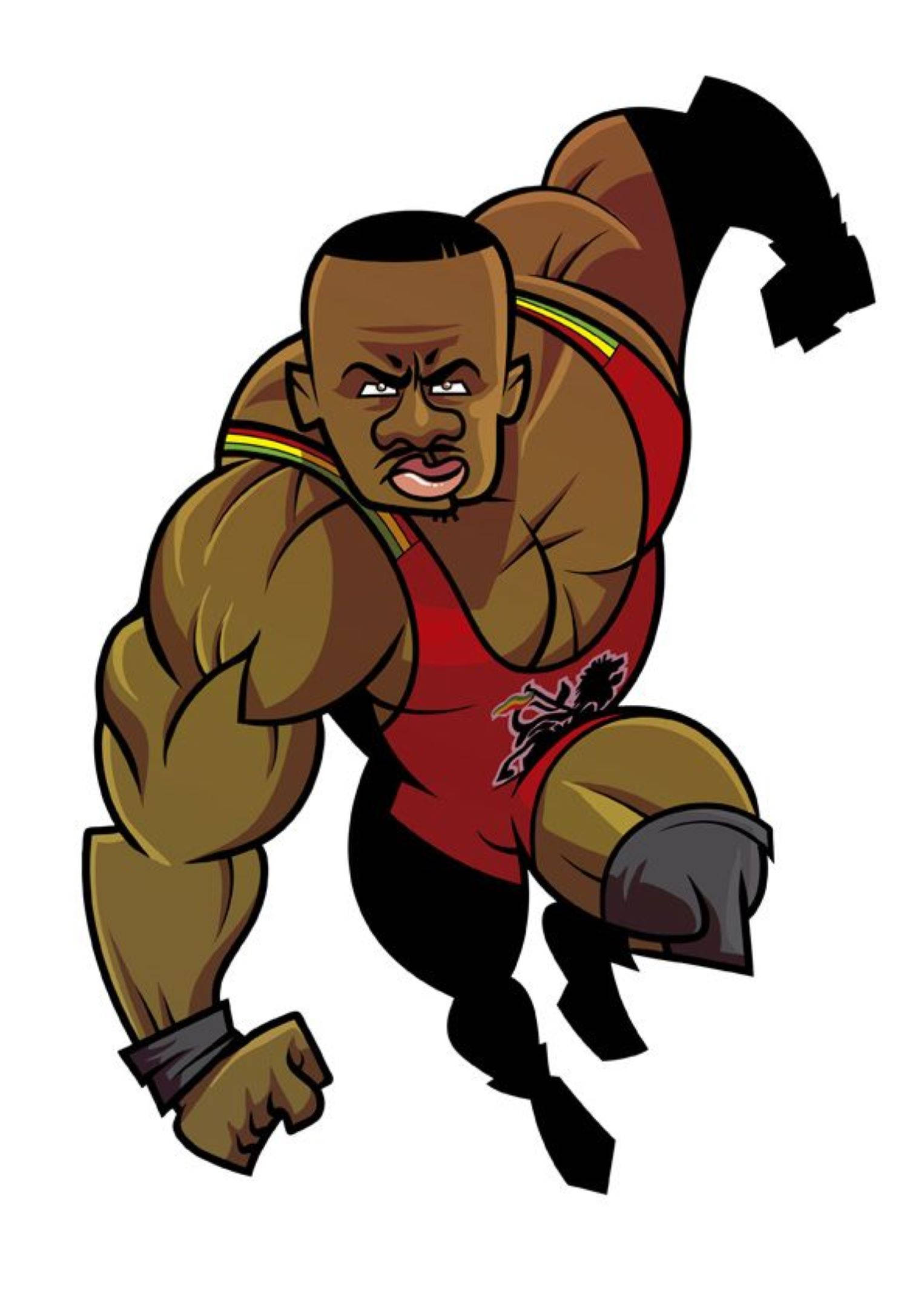 Big E Ewen Karikatür Sanatı Duvar Kağıdı