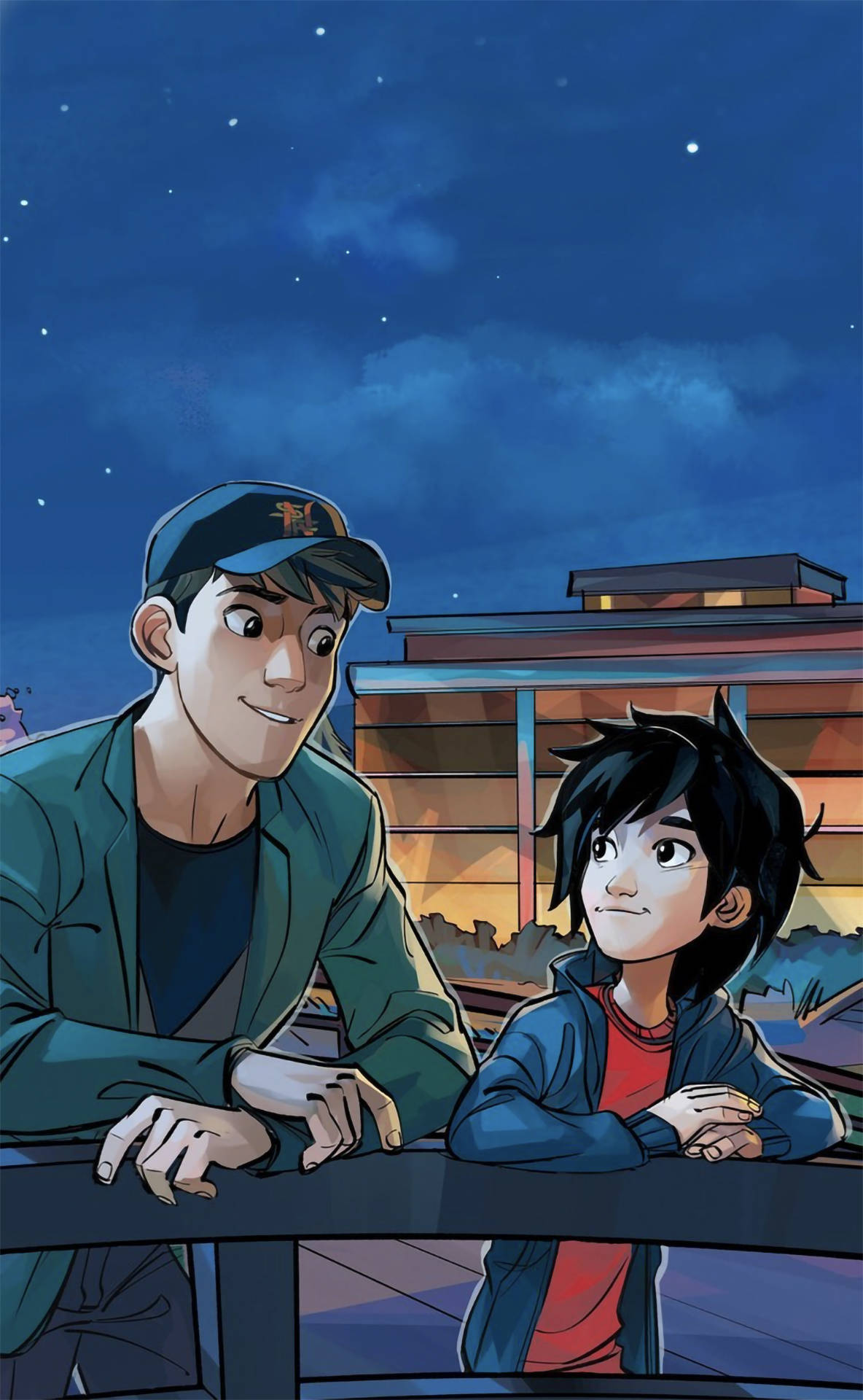 Big Hero 6 Kardeş Sohbeti Duvar Kağıdı