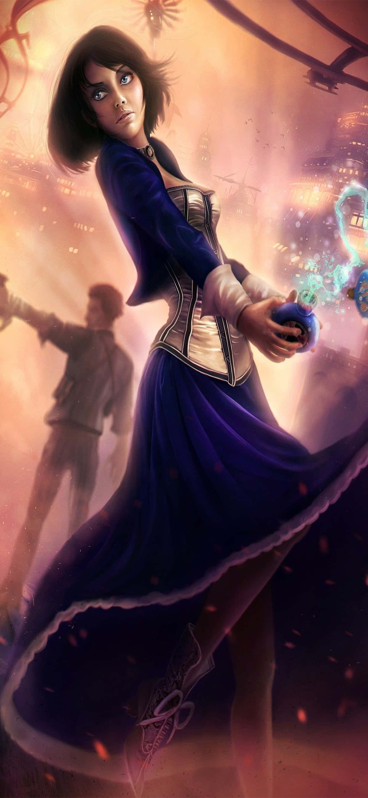 Bioshock Infinite Karakter iPhone Xs Max Duvar Kağıdı