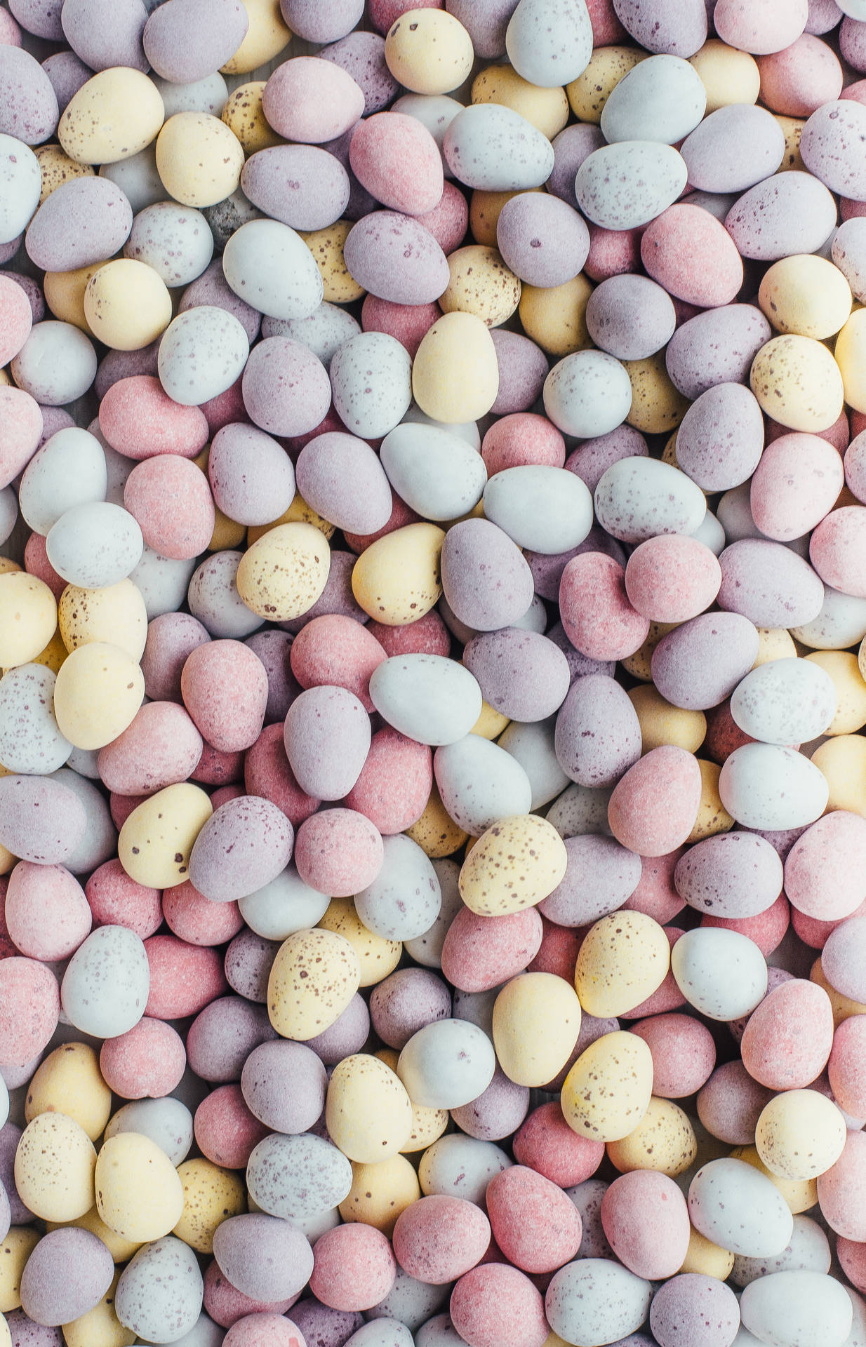 Bir Araya Getirilmiş Renkli Paskalya Yumurtaları — Pastel estetik GIF Duvar Kağıdı