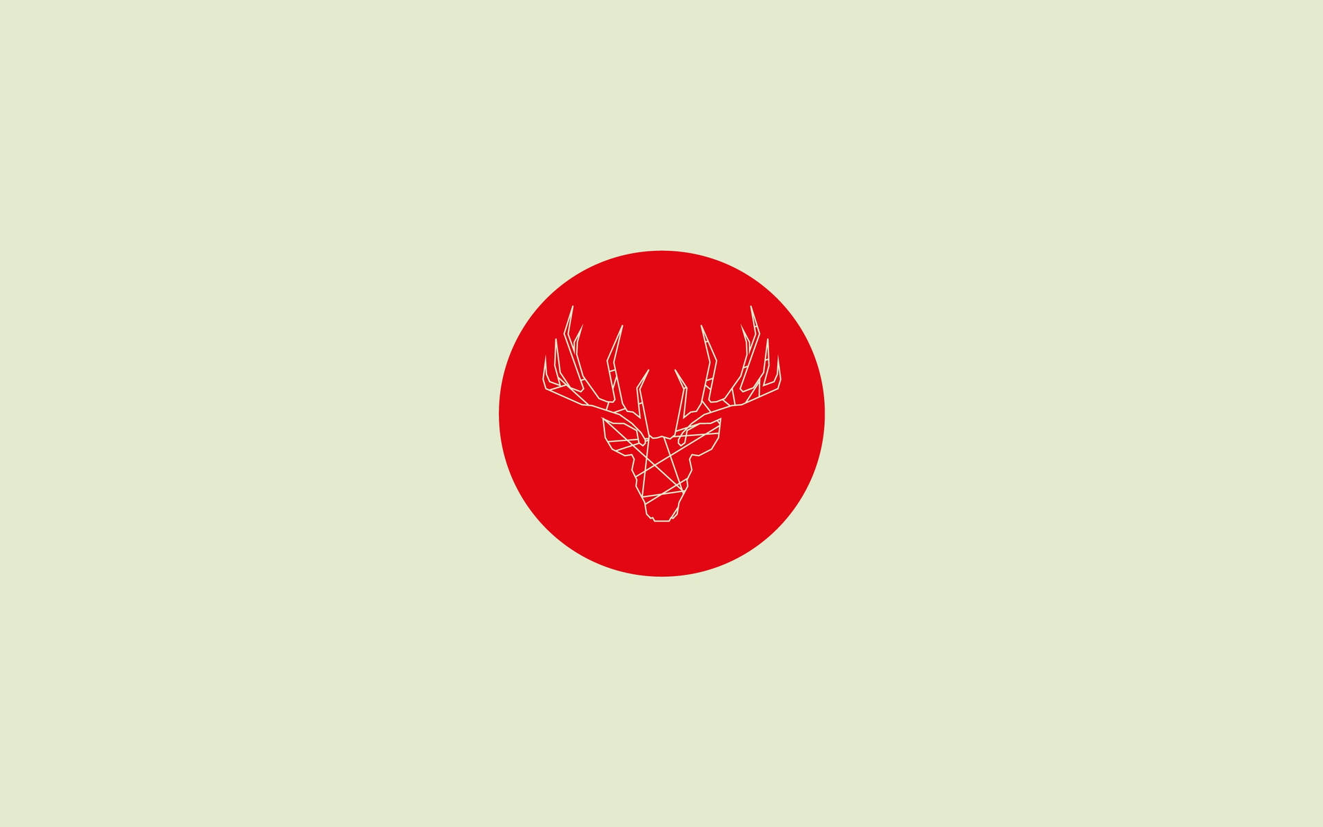 Minimalist Geyik Sanatı duvar kağıdı