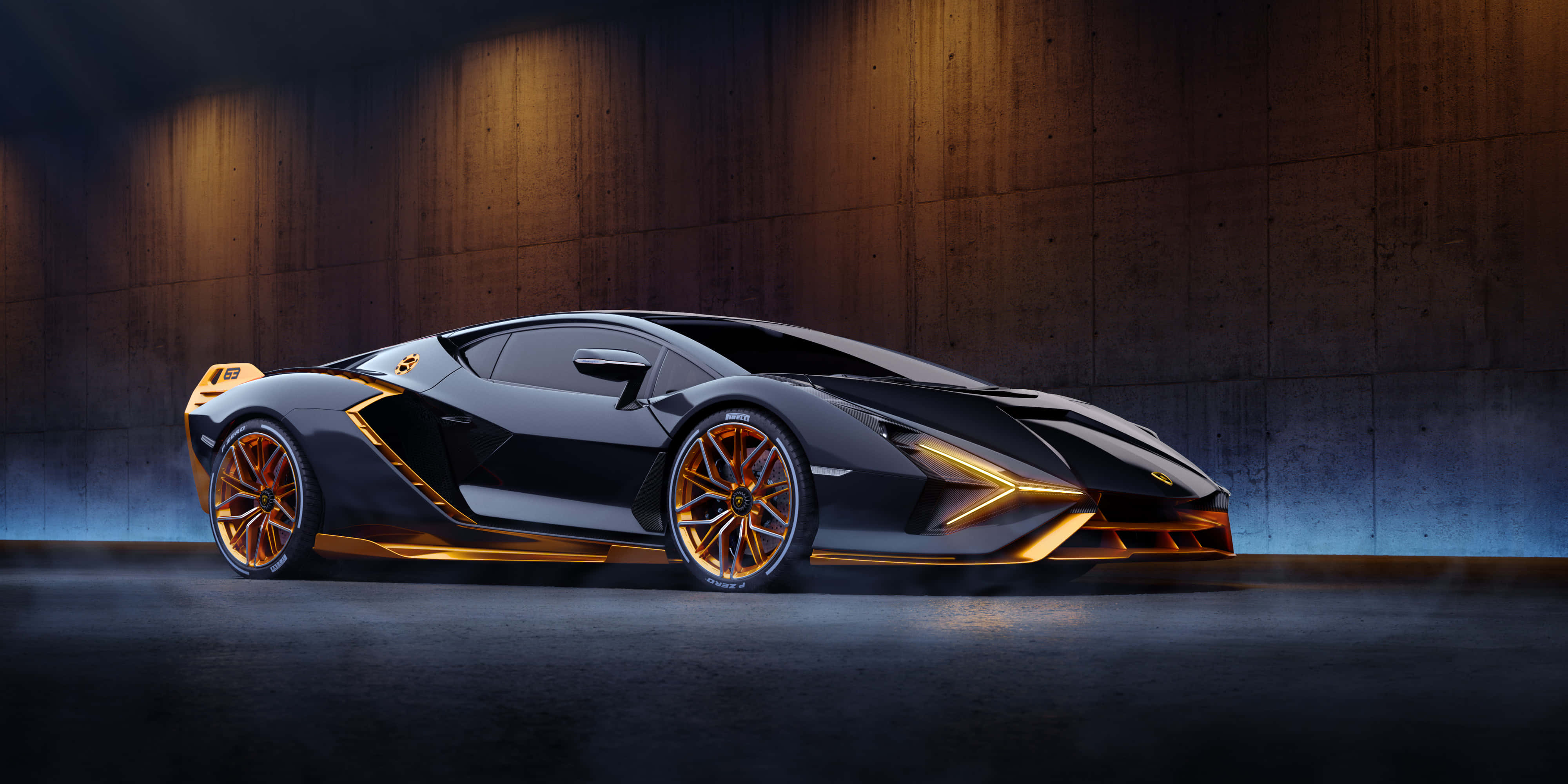 Bir Lamborghini'nin Gücünü Deneyimleyin Duvar Kağıdı