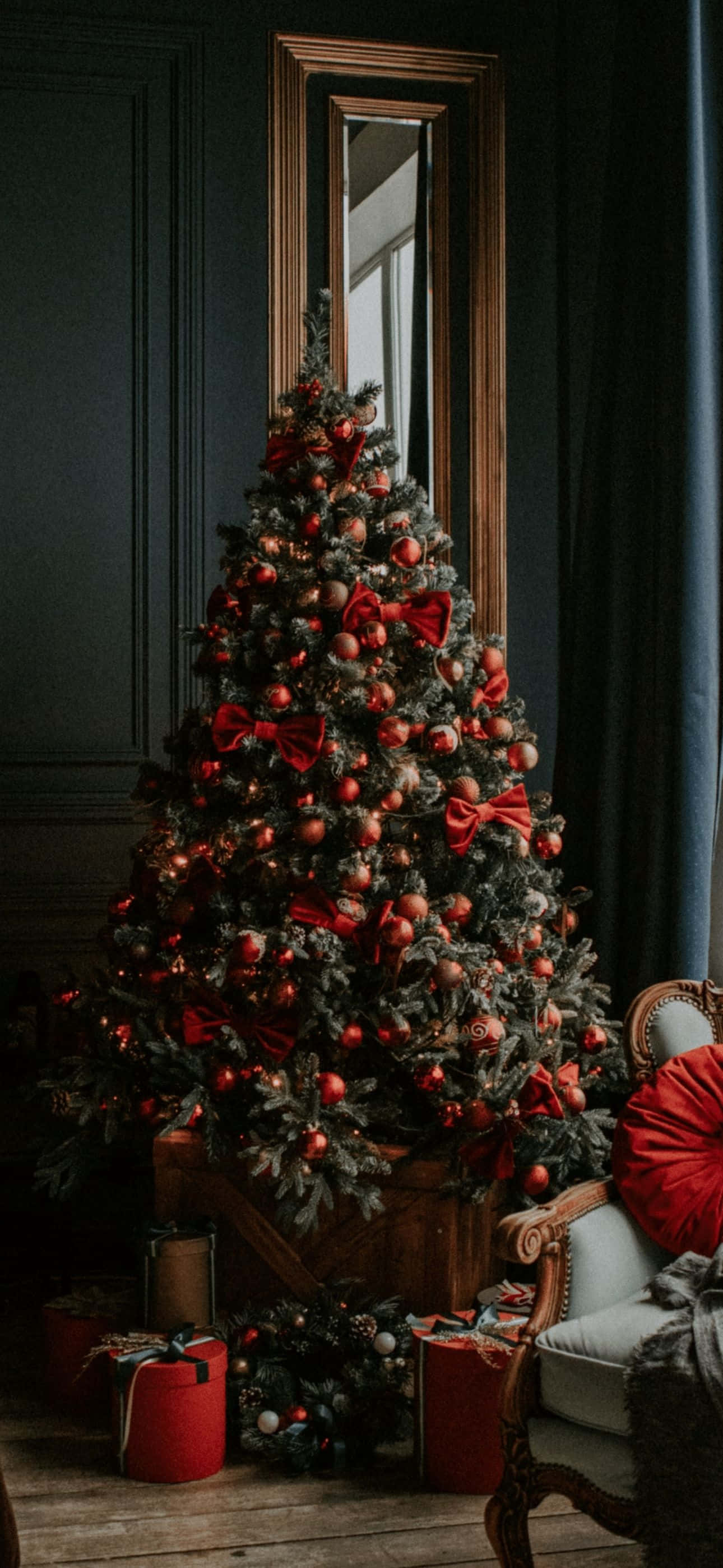 Bir Noel iPhone'u ile Şenlikli Sezonu Kutlayın Duvar Kağıdı