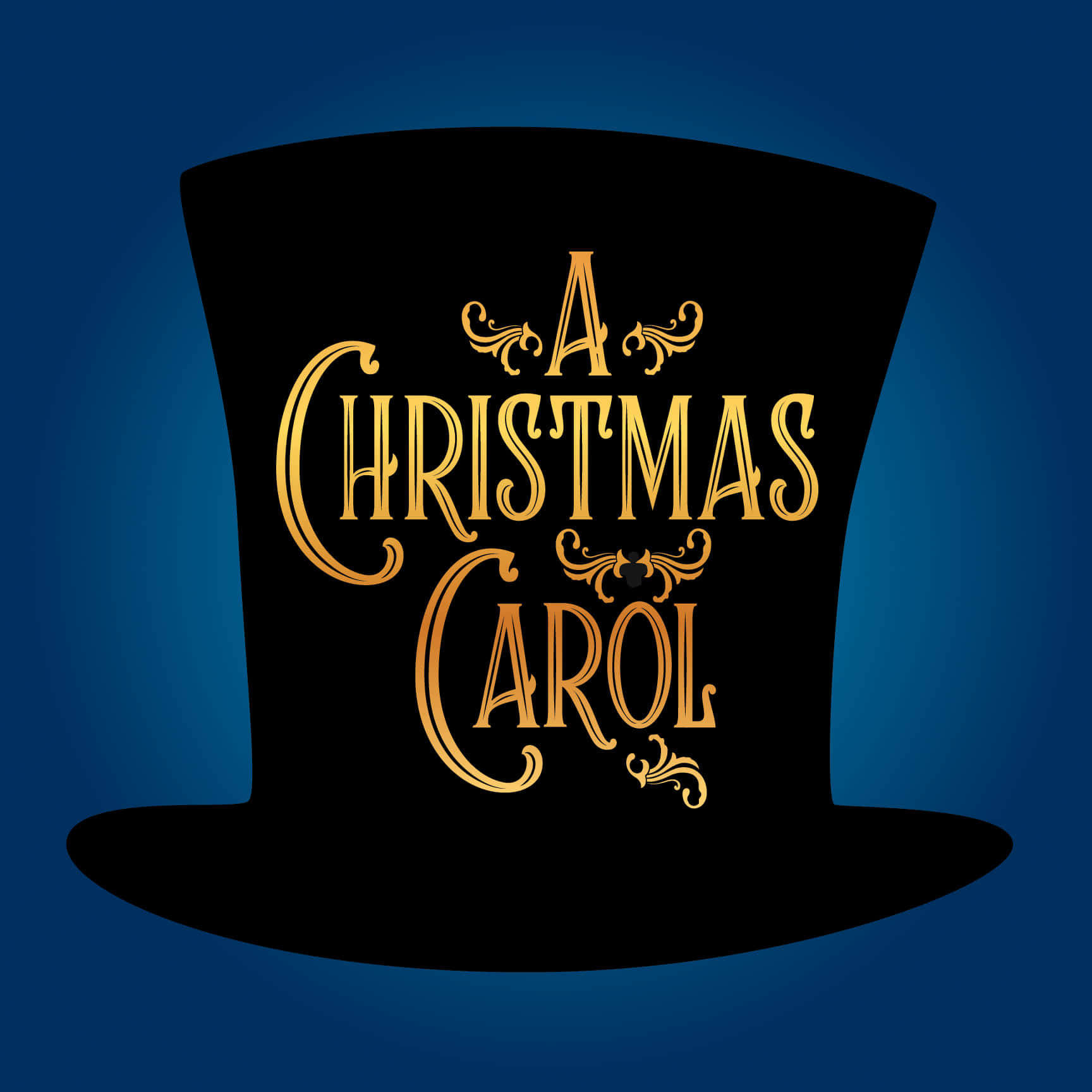 bir noel şarkısı logosu silindir şapkalı Duvar Kağıdı
